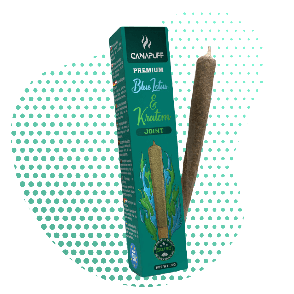 Canapuff Blue Lotus+Proszek Kratom - Joint 2g Canapuff