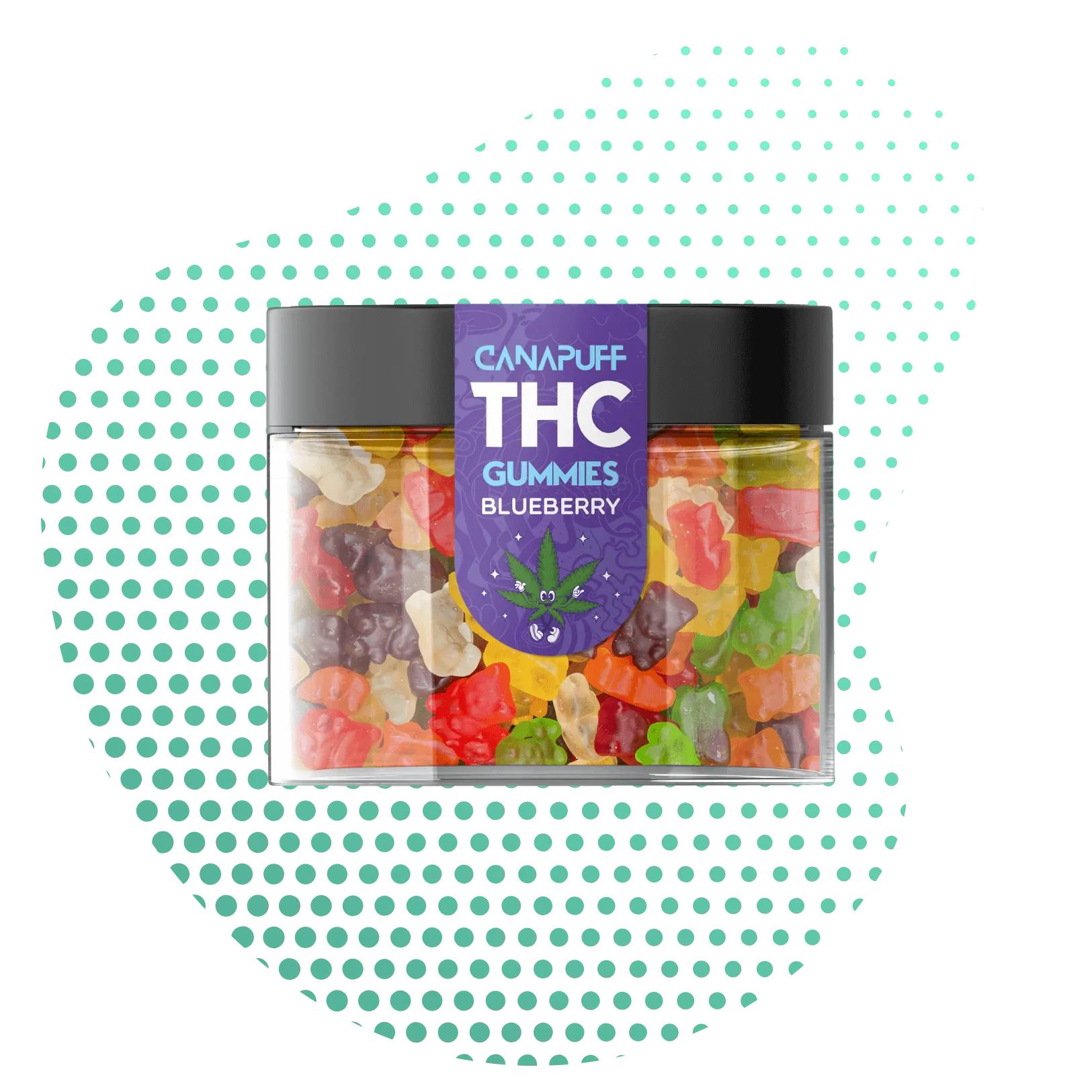 THC Gummies Blueberry-Canapuff