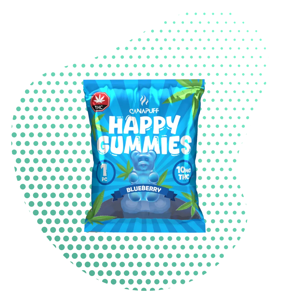 THC Gummies Blueberry-Canapuff