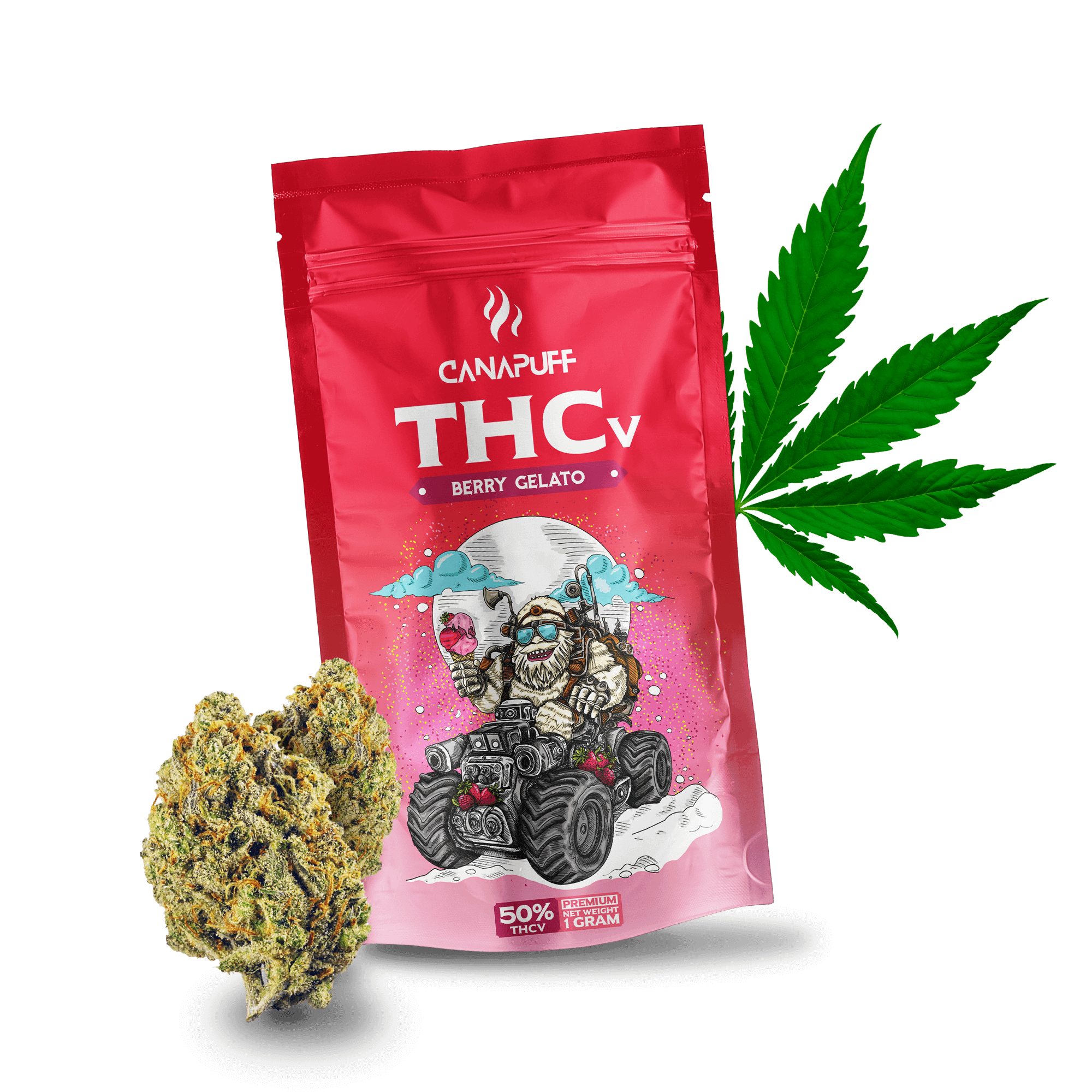 THCv Květy Berry Gelato 50%