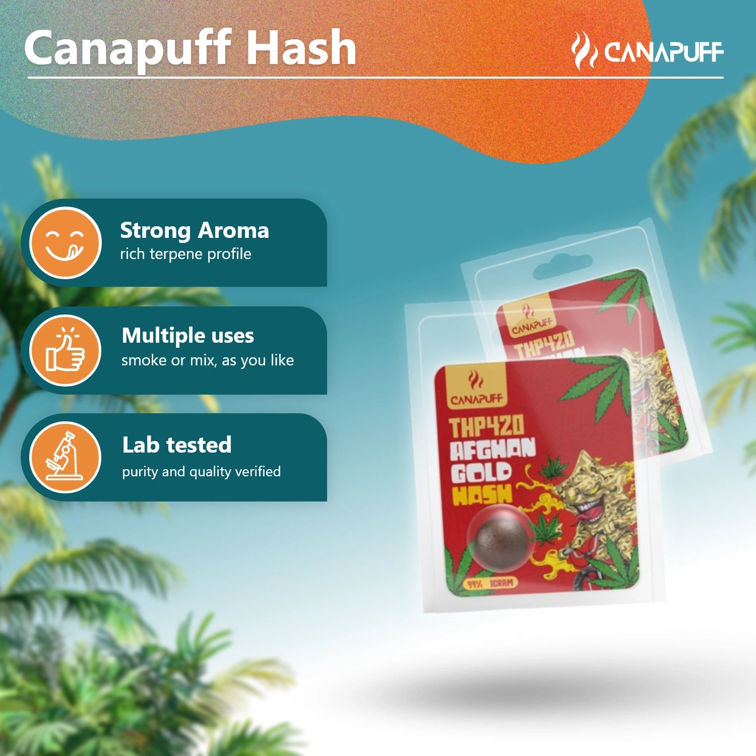 Hash - Afganistano auksas - THP420 99%