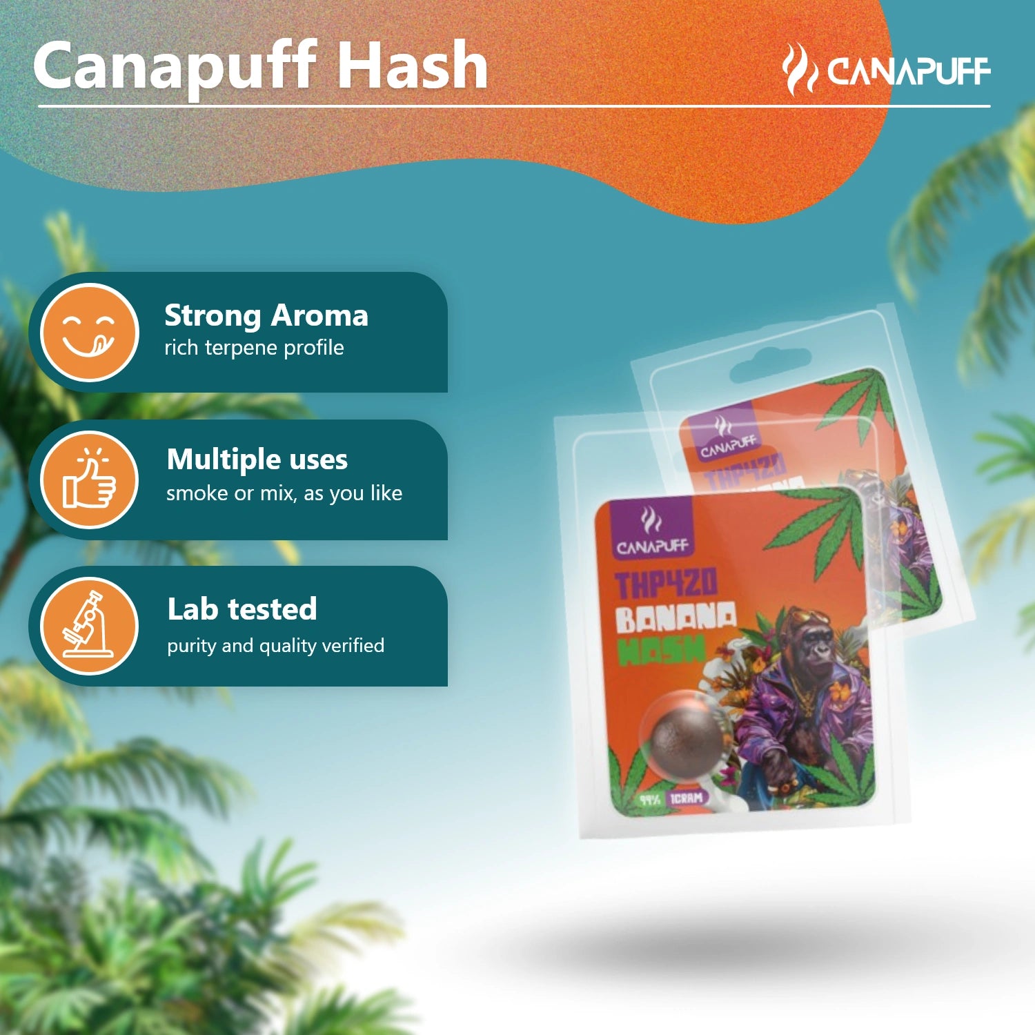 THP420 Hashish banana 99%