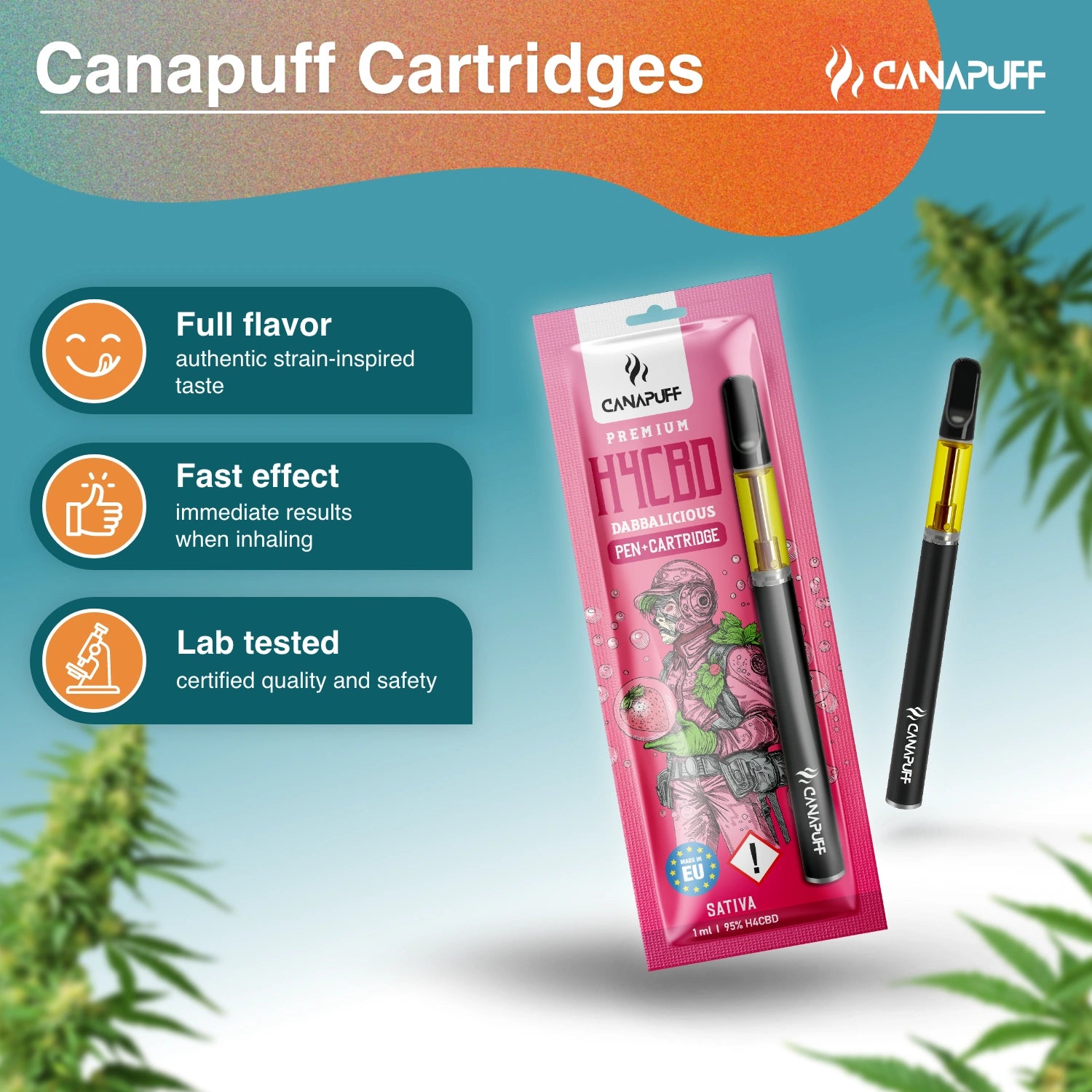 Dabbalicious - H4CBD 95% - Vaper+Cartucho