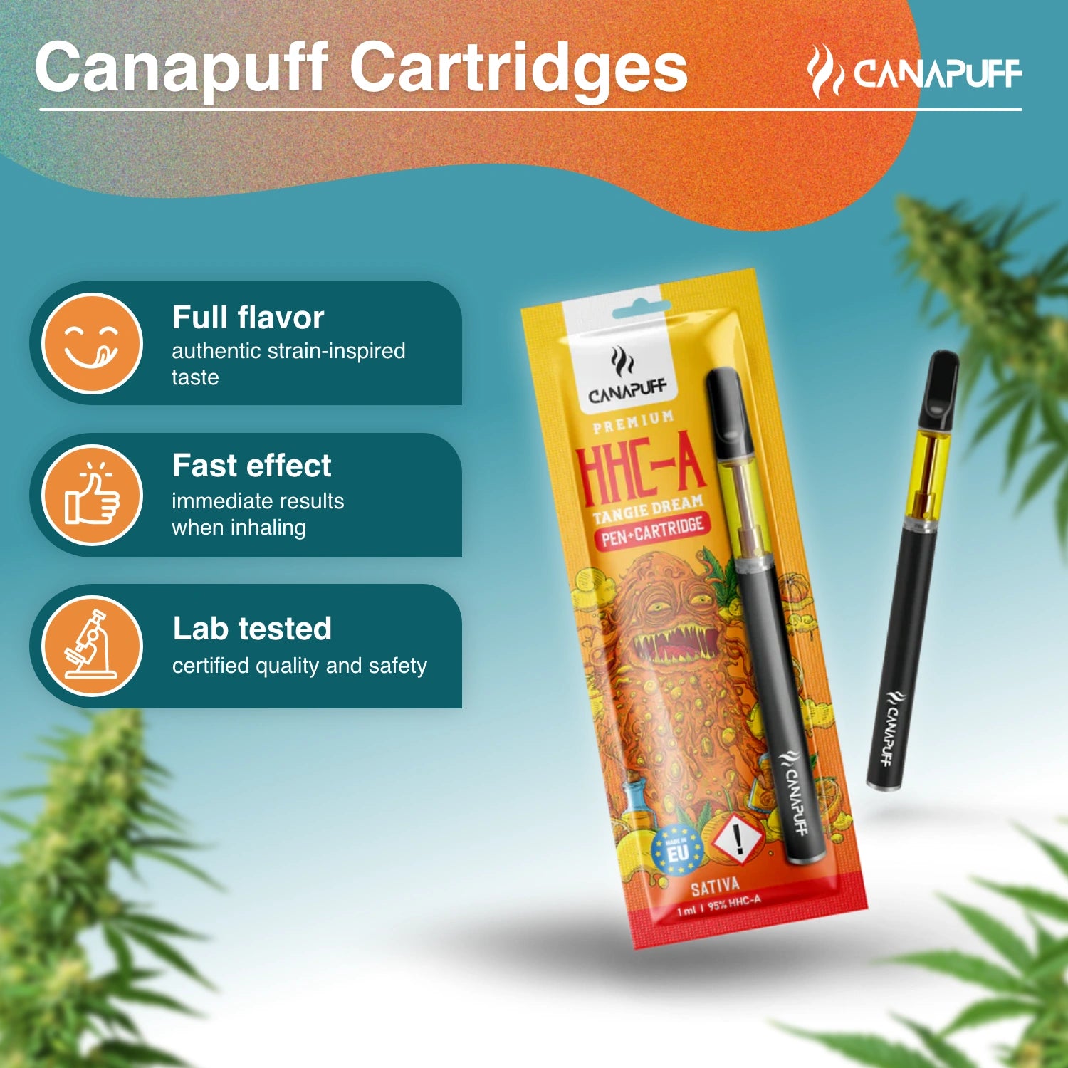 HHC-A Pen+Cartridge Tangie Dream 95%
