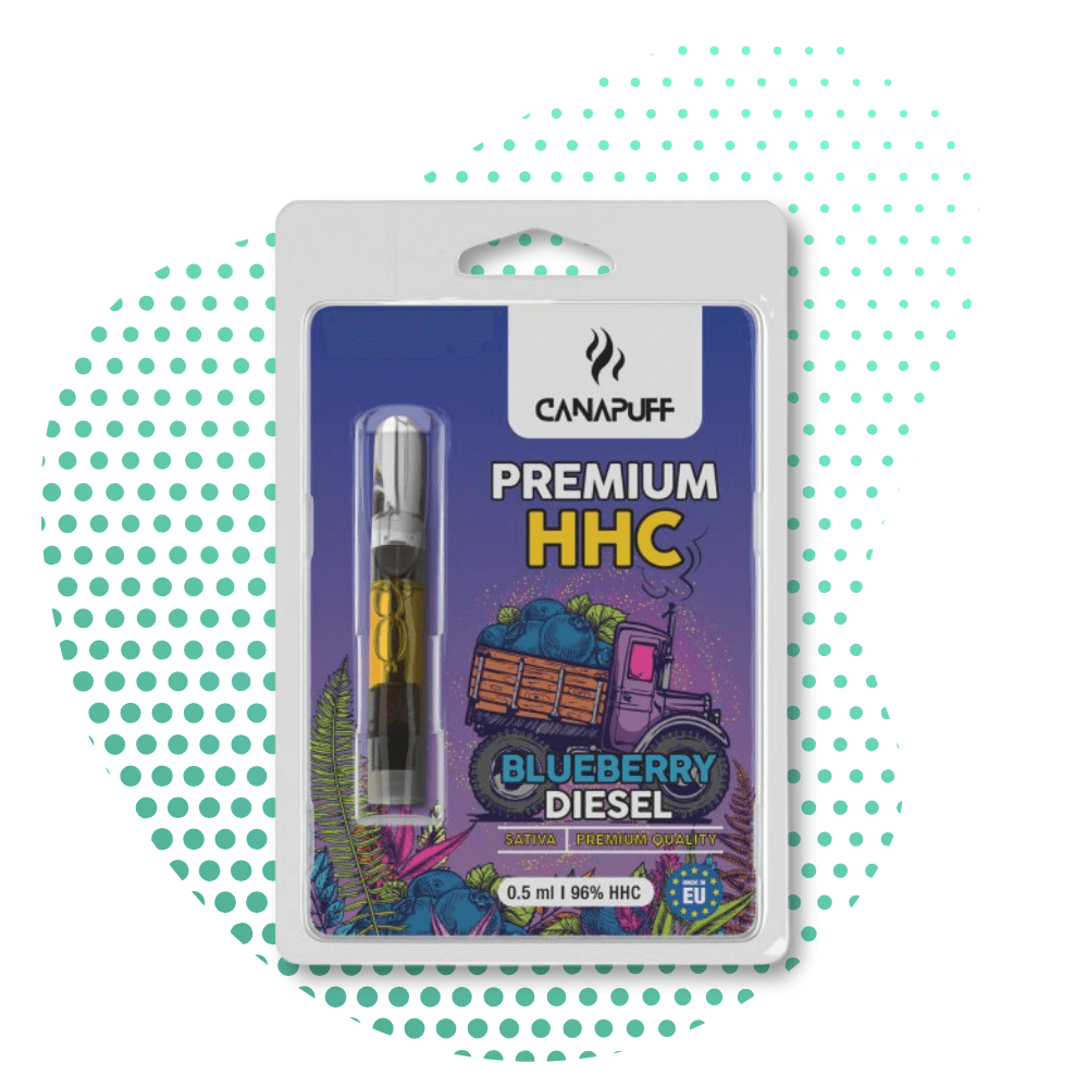 Canapuff HHC Cartucho Blueberry Diesel Cannabis