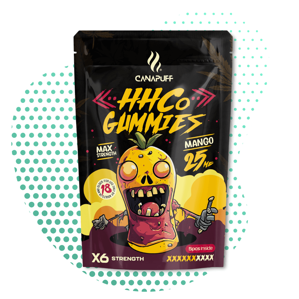 Canapuff HHCO gumicukorkák mangó