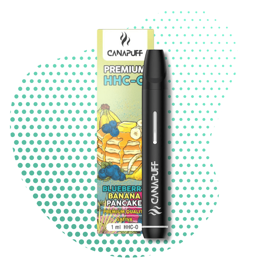 Canapuff HHCO Vape áfonyás banános palacsinta