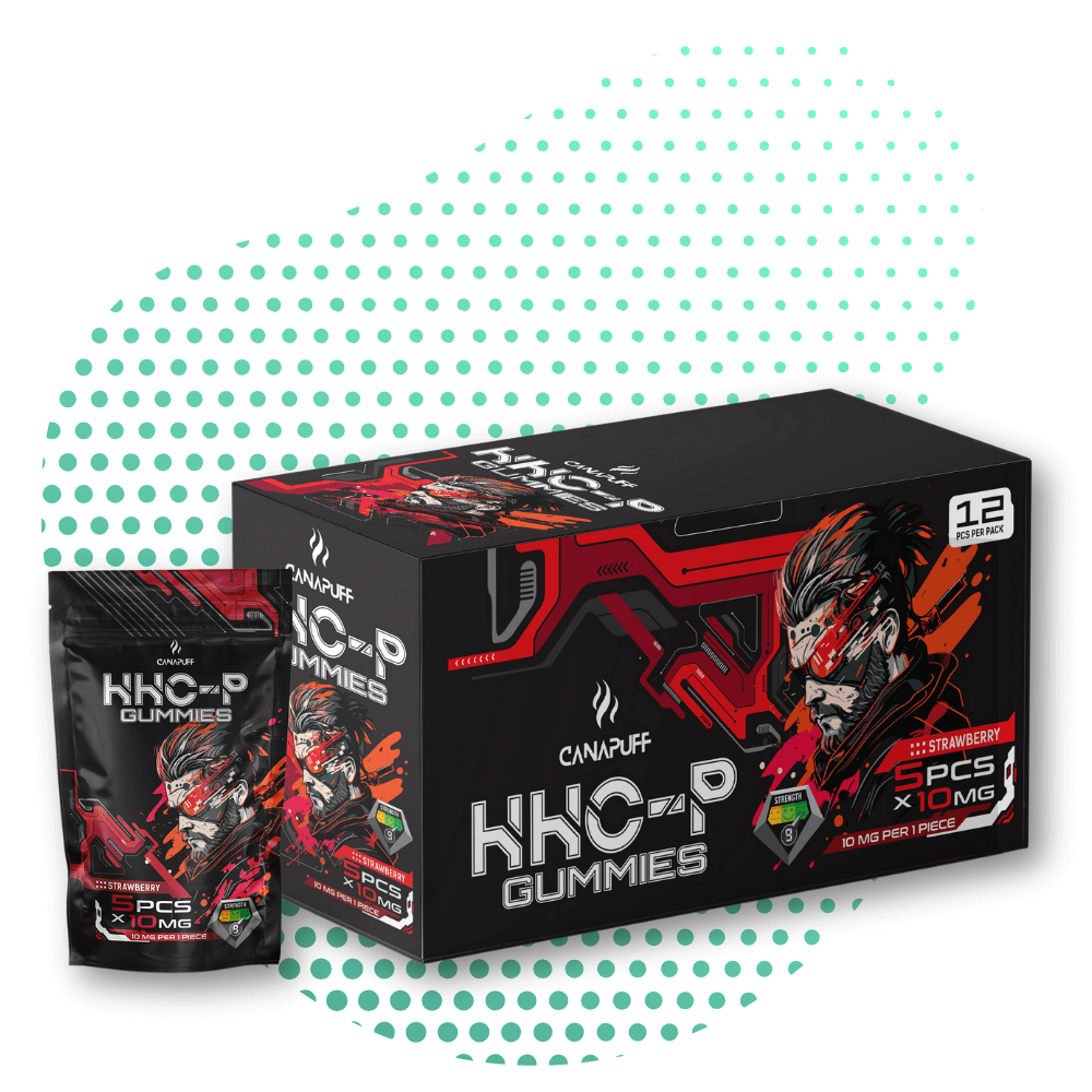 Canapuff HHCP gumicukorkák csomag eper