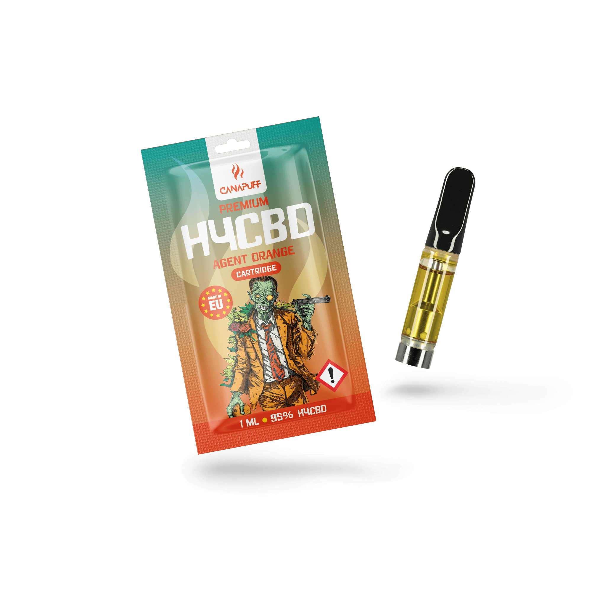 H4CBD Cartridge Agent Orange 96%