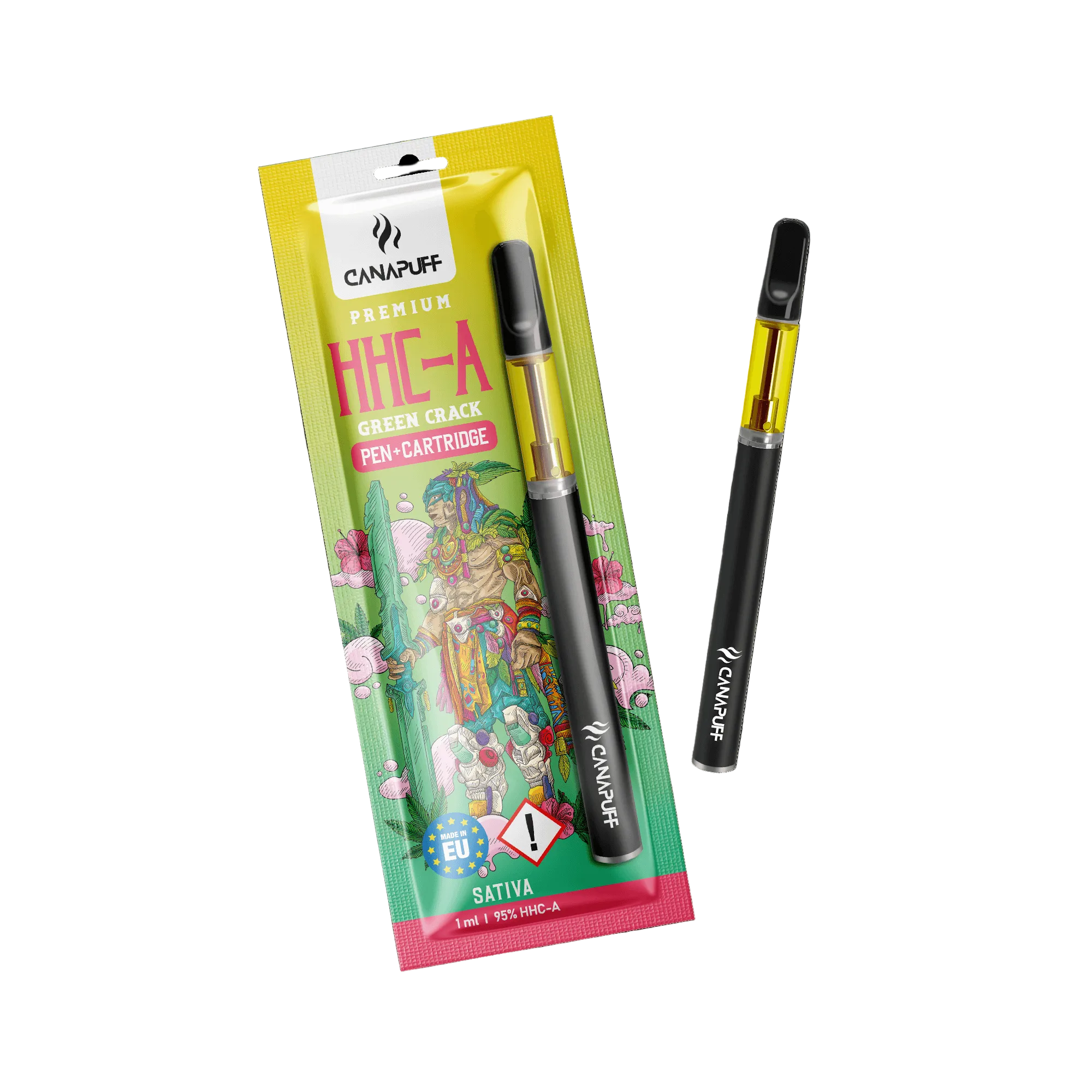 HHC-A Pen+Kasetė Green Crack 95%