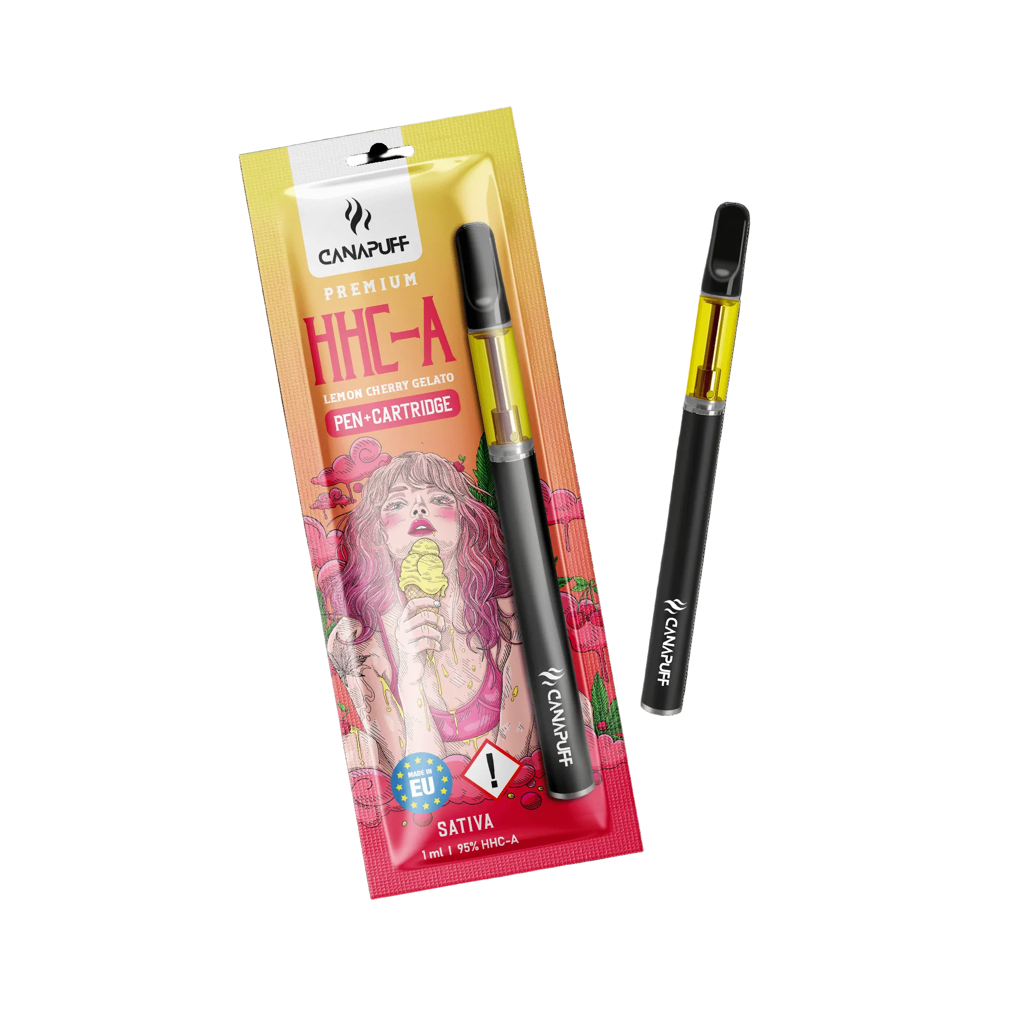 Lemon Cherry Gelato HHC-A 95% - Canapuff Pen & Cartridge Lemon Cherry Gelato HHC-A 95% - Canapuff Pen & Cartridge