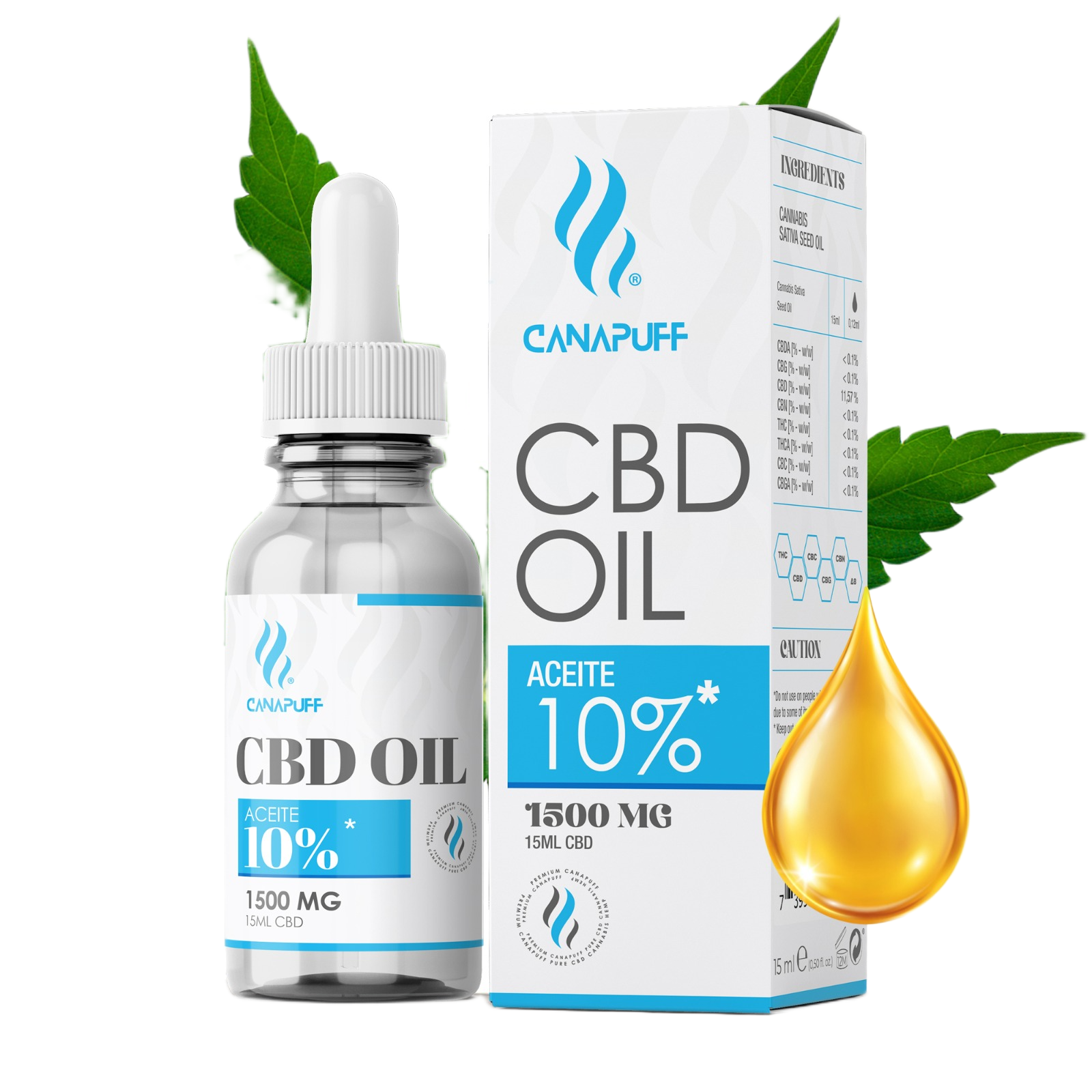 CBD Huile 10 % 15 ml