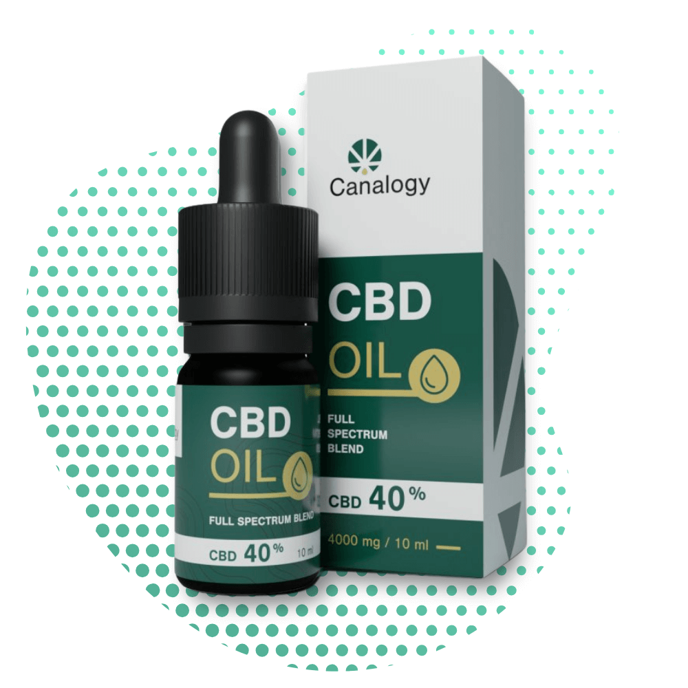 CBD Olej 40 plnospektrální směs Canalogy