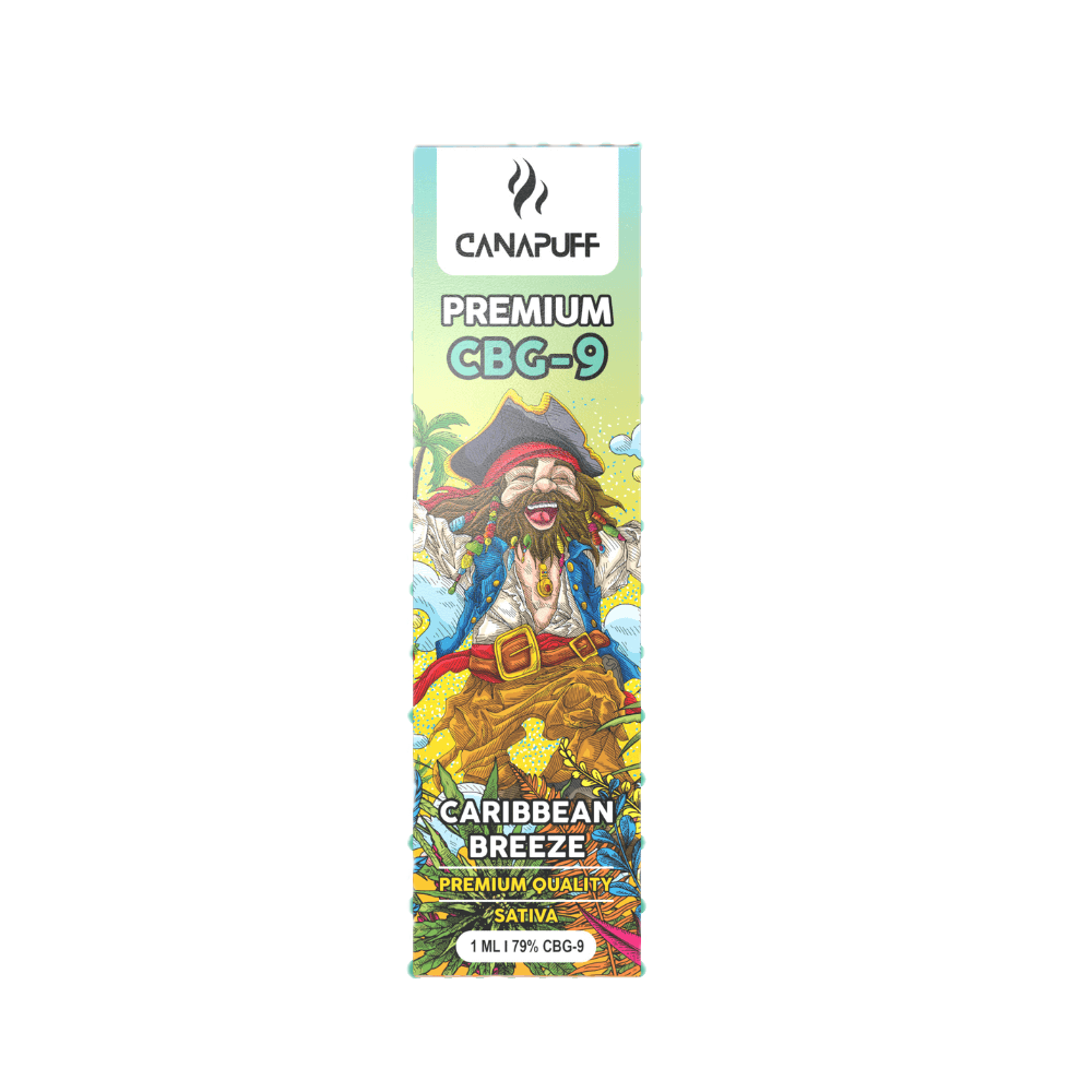 CBG9 Vape Caribbean Breeze 79% 1 ml