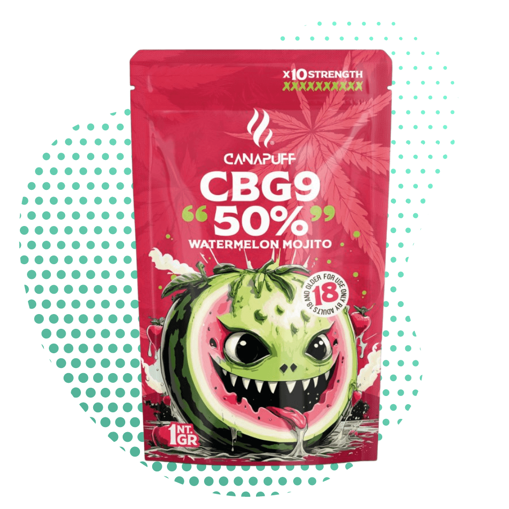 Canapuff Watermelon Mojito 50% CBG9 Fiori