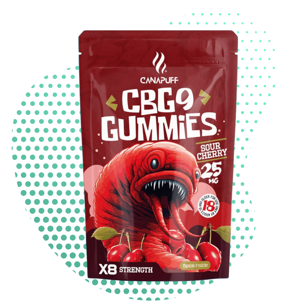 Canapuff CBG9 Gummies Zure Kers