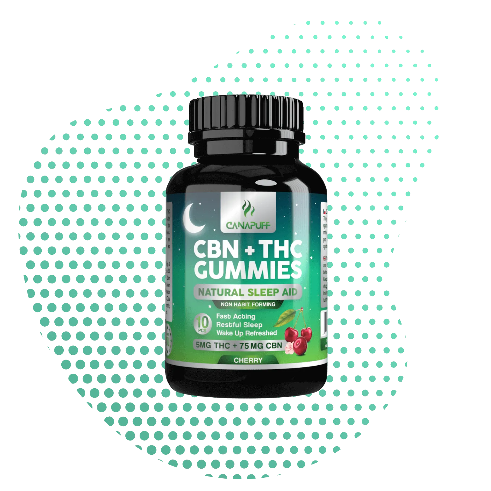 CBN+THC Gummies - Cherry-Canapuff