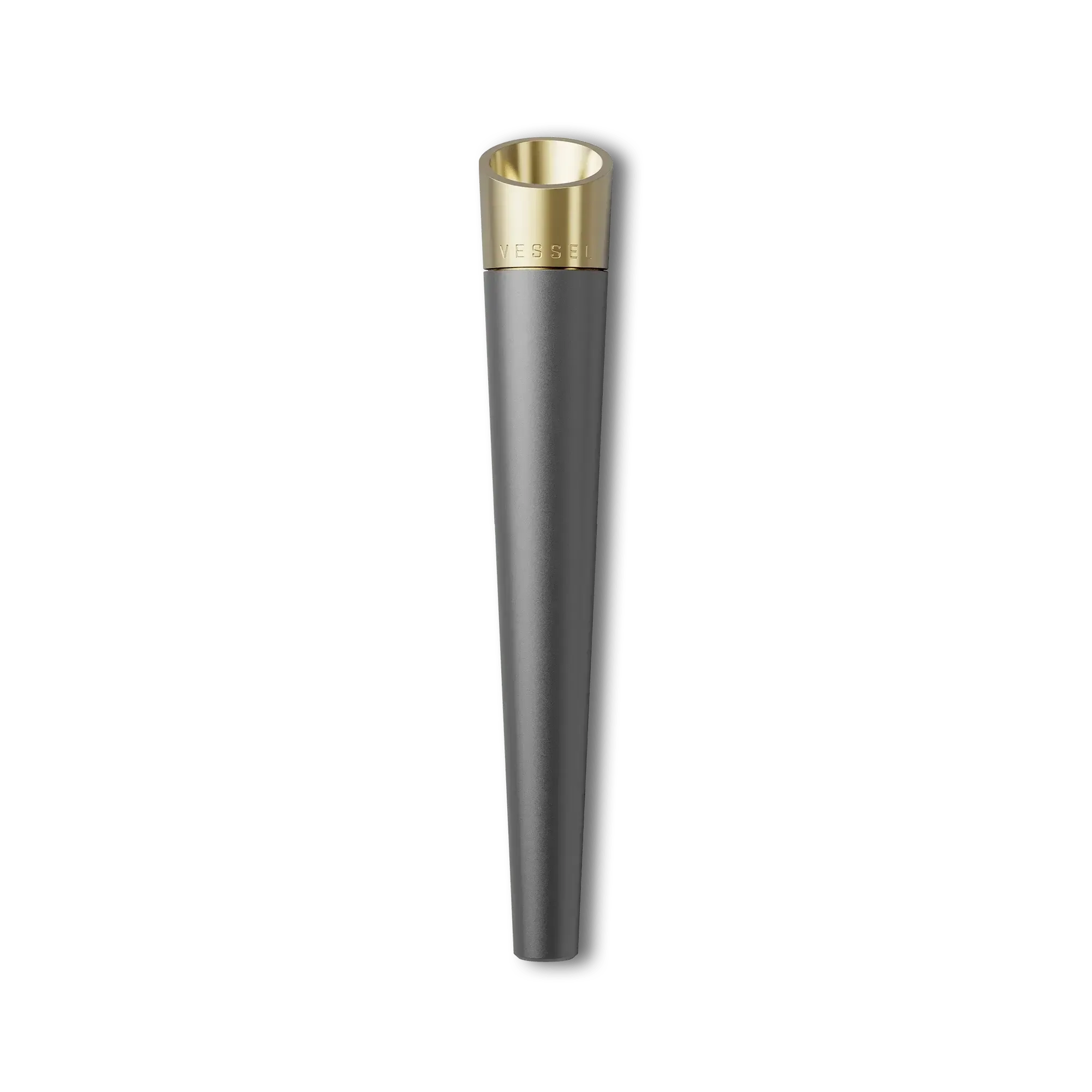 Pen Vessel or et détails noirs