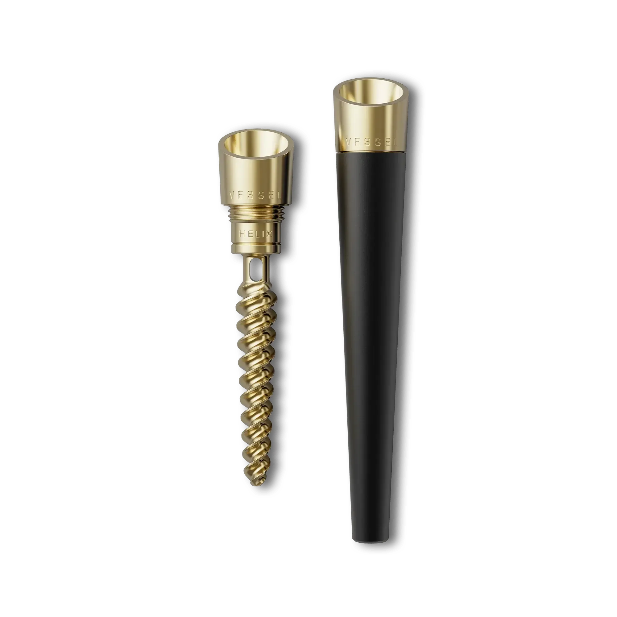 Vaper Vessel con boquilla Helix en negro