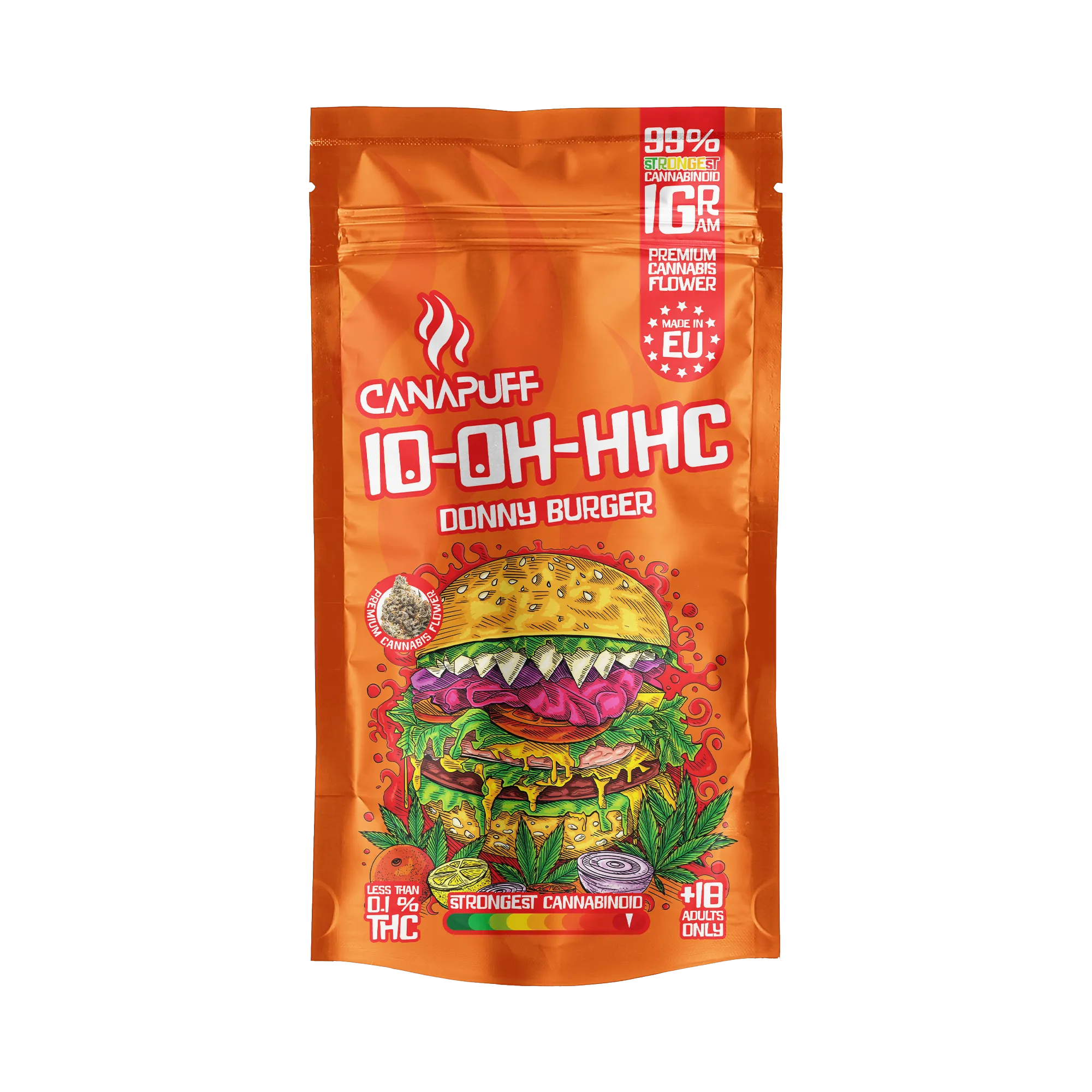 Canapuff - Donny Burger 99% - 10-OH-HHC Fiori-Canapuff