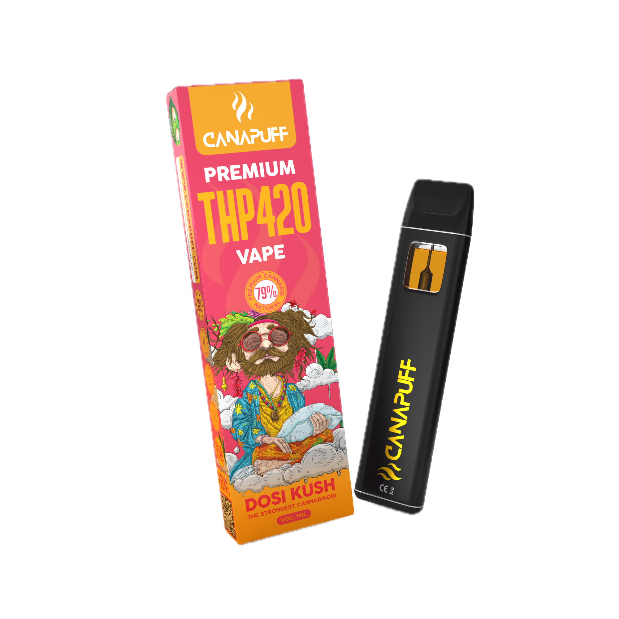 THP420 Vape - Dosi Kush 79% | Canapuff ✨