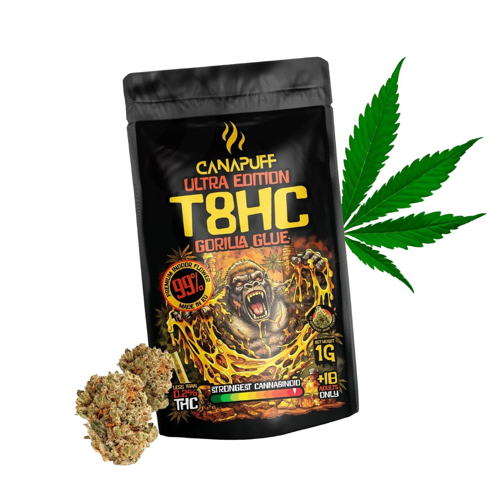T8HC Bloemen Gorilla Glue 99%