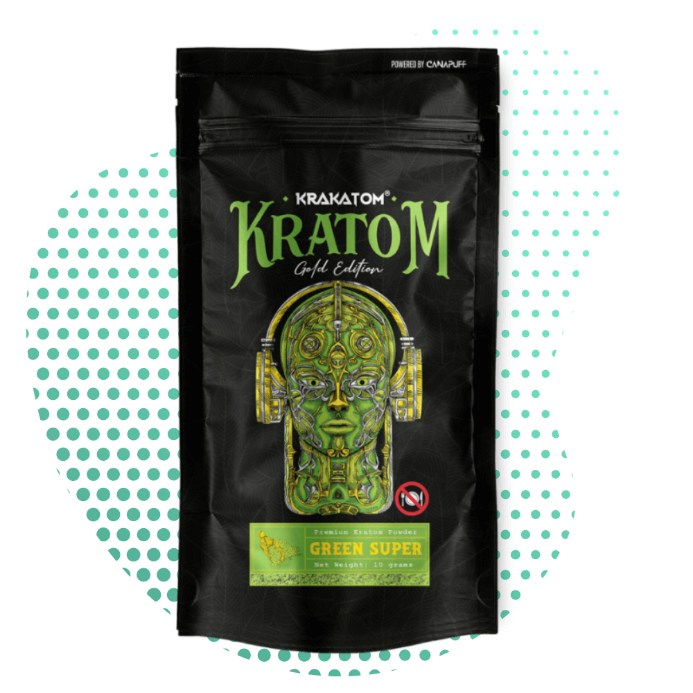 Krakatom - Green Super - Edición Oro Canapuff
