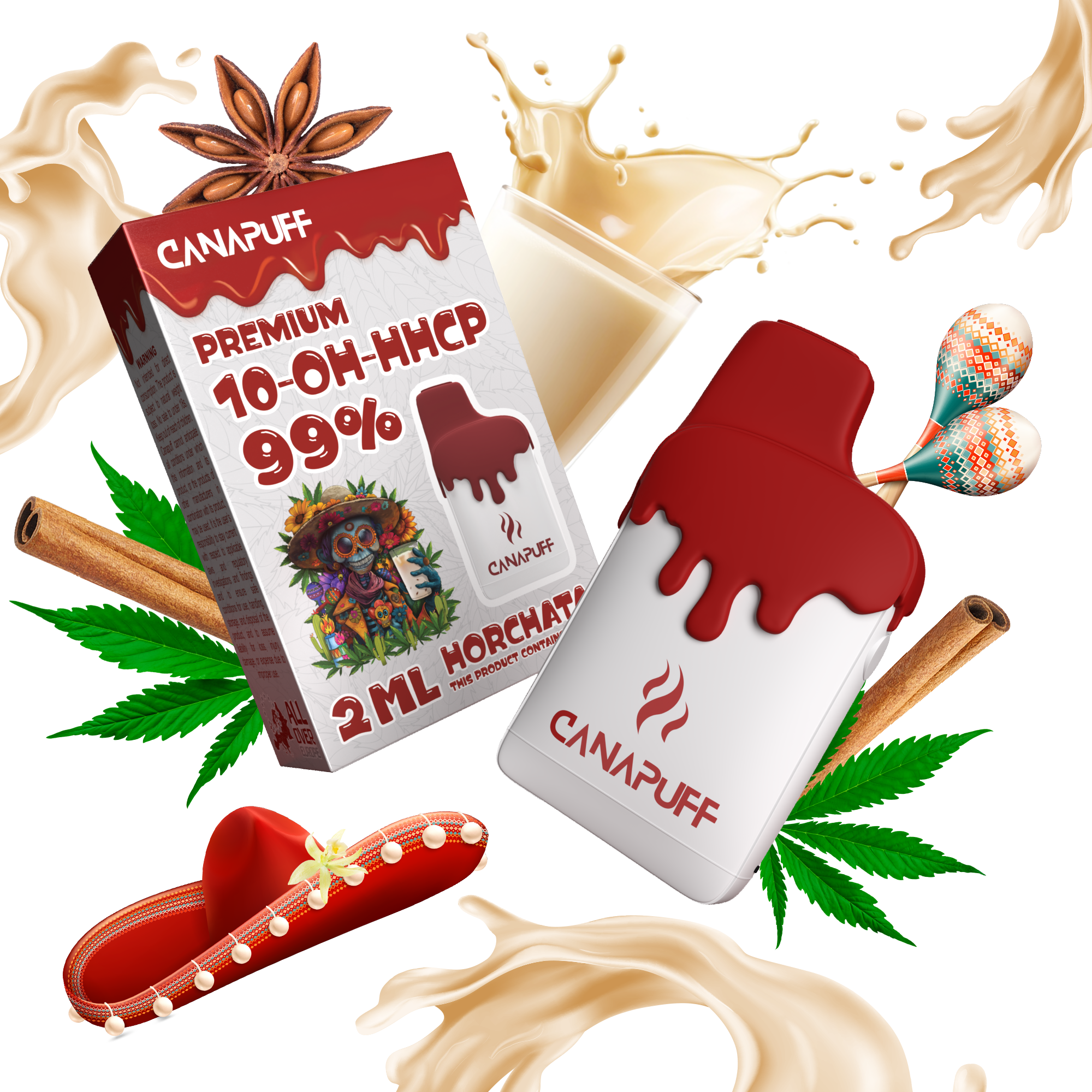 Horchata 99% 10-OH-HHCP - Canapuff - Garintuvas - 2 ml - Canapuff