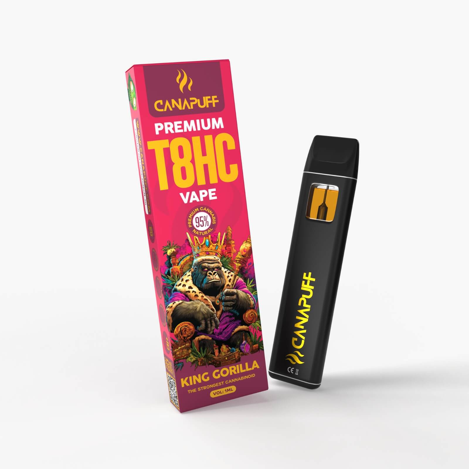 T8HC Vape King Gorilla 95 % 1 ml