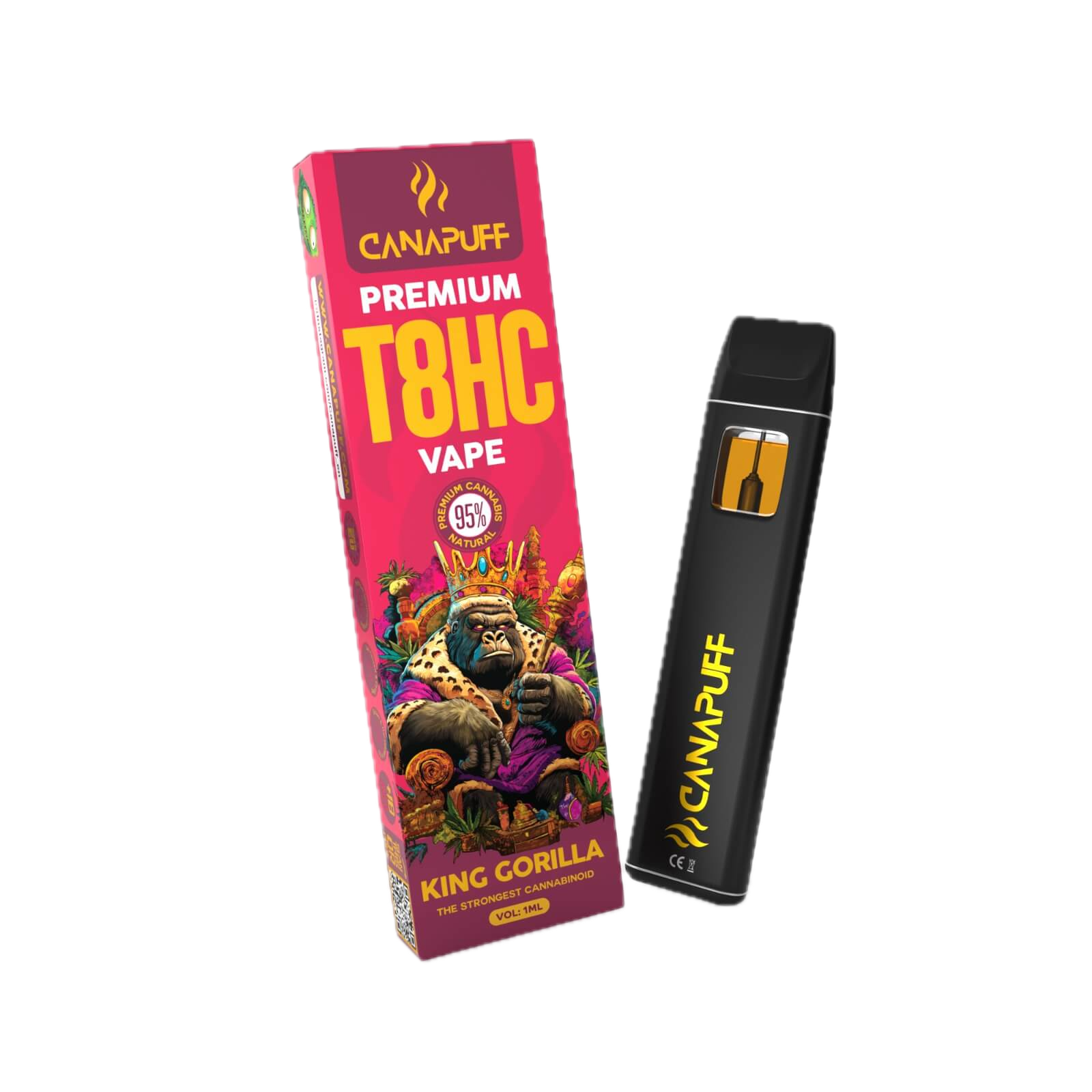 elfbar elfa kaufen King Gorilla 95% T8HC Vape 1ml Full Details