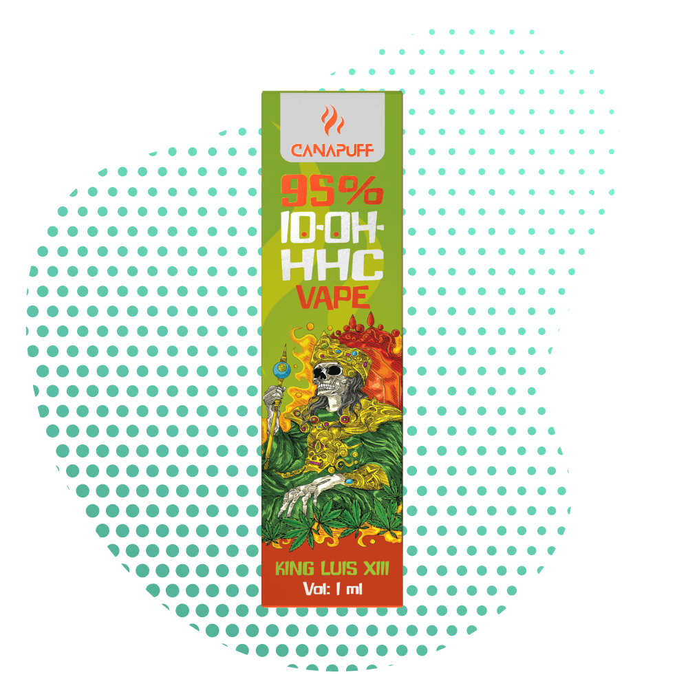 King Luis XIII 95% 10-OH-HHC - Canapuff - Μια Χρήση - 1ml Canapuff