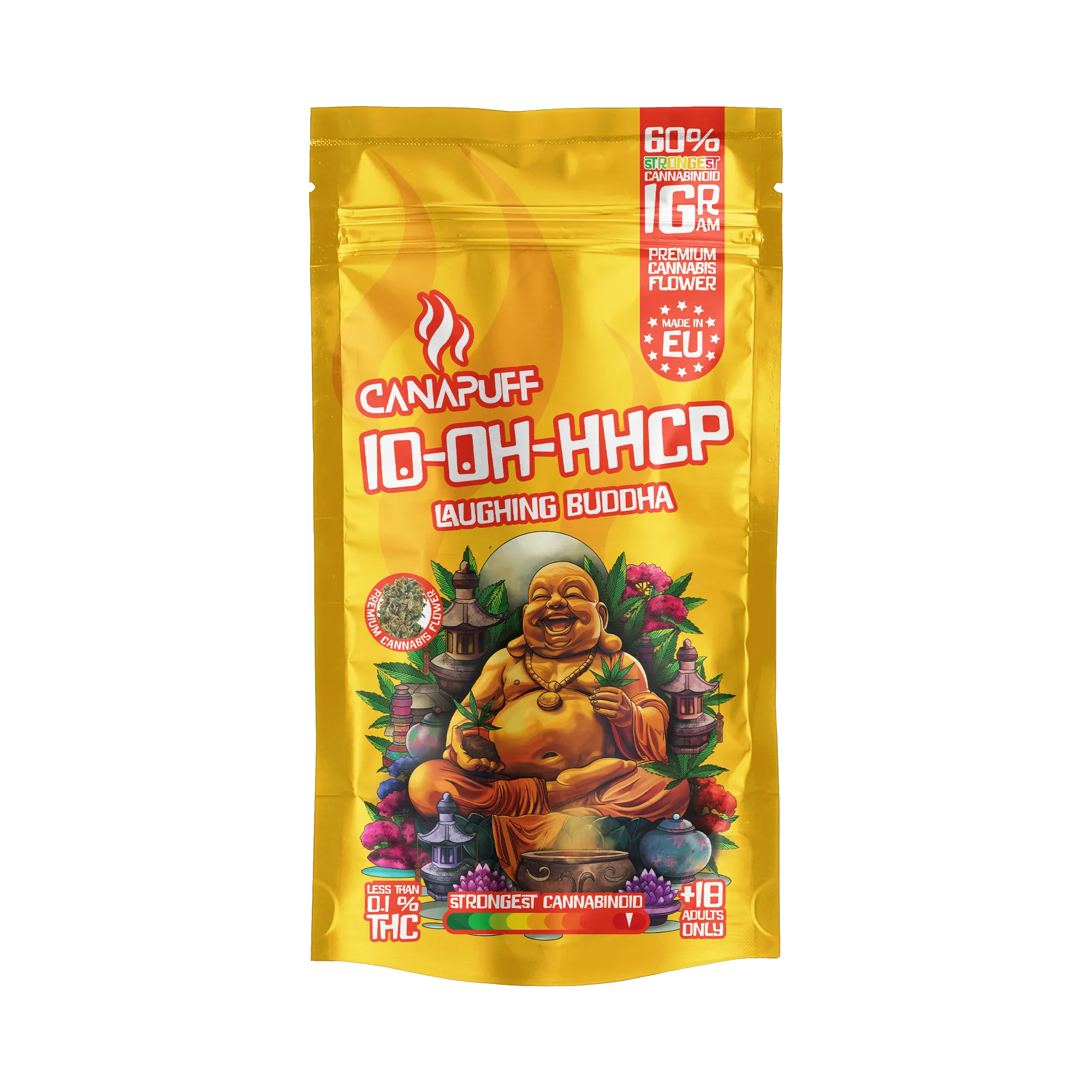 Laughing Buddha 60% - Fiori 10-OH-HHCP - Canapuff