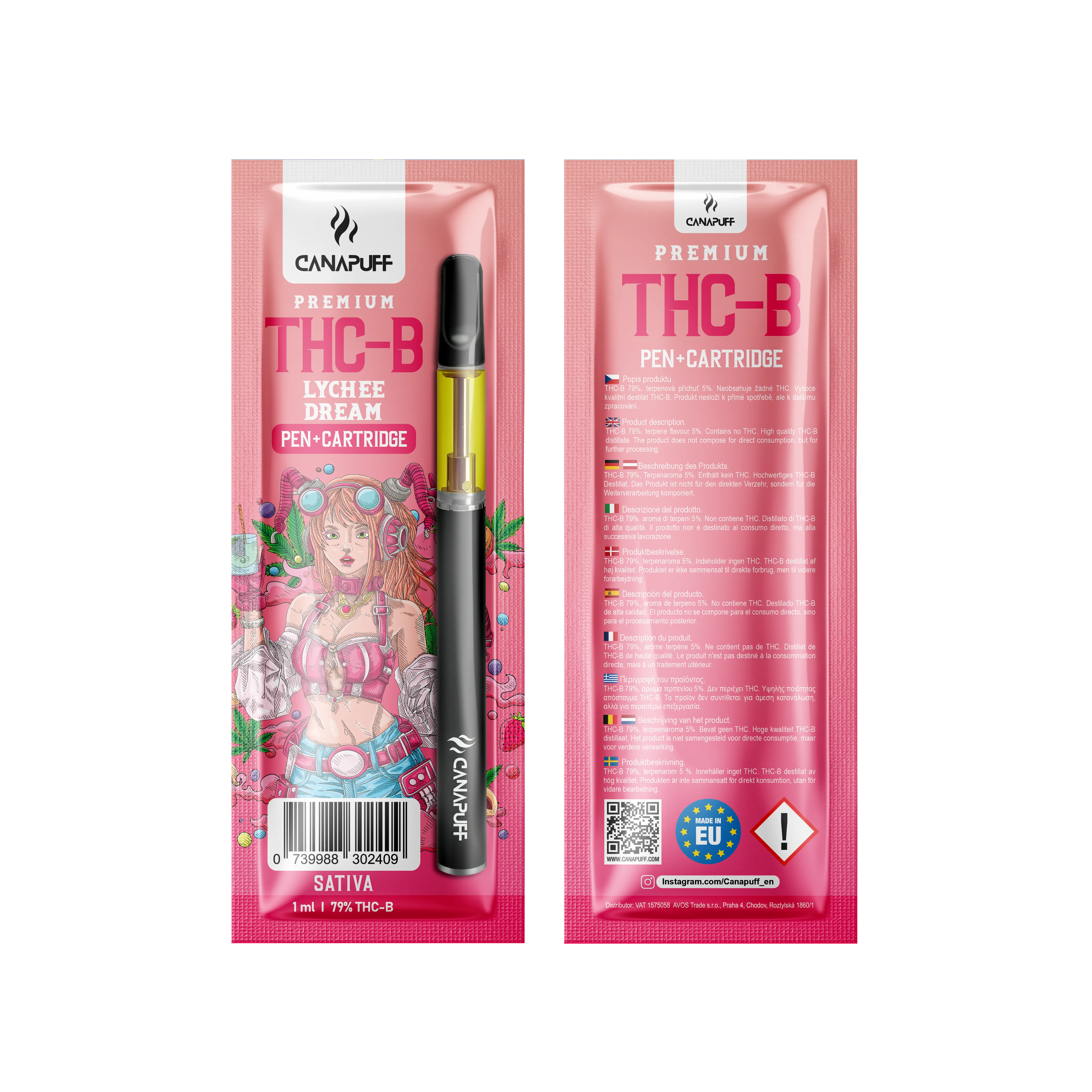 canapuff lychee dream thc b 79 pen kasetė