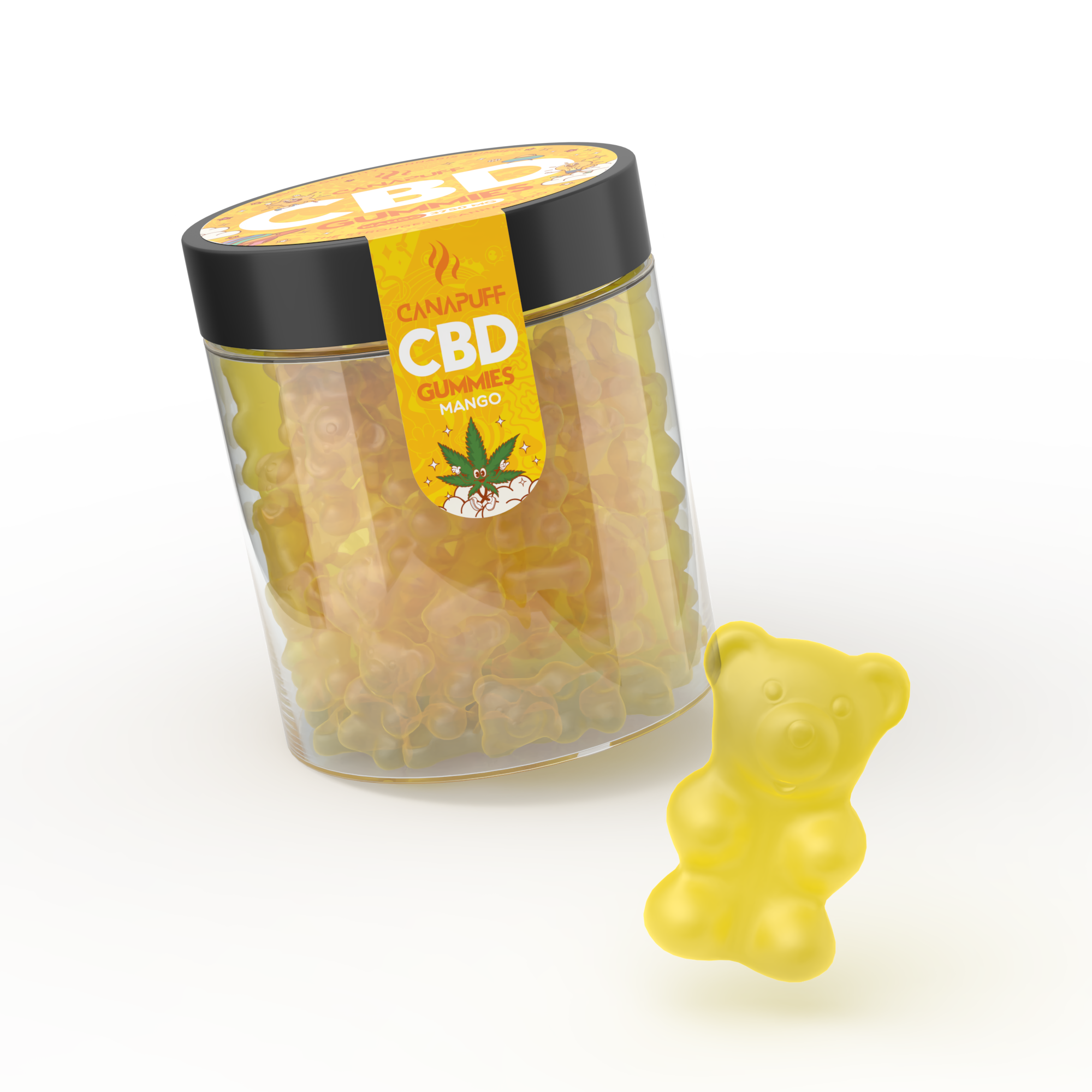 Canapuff - CBD Żelki - Mango