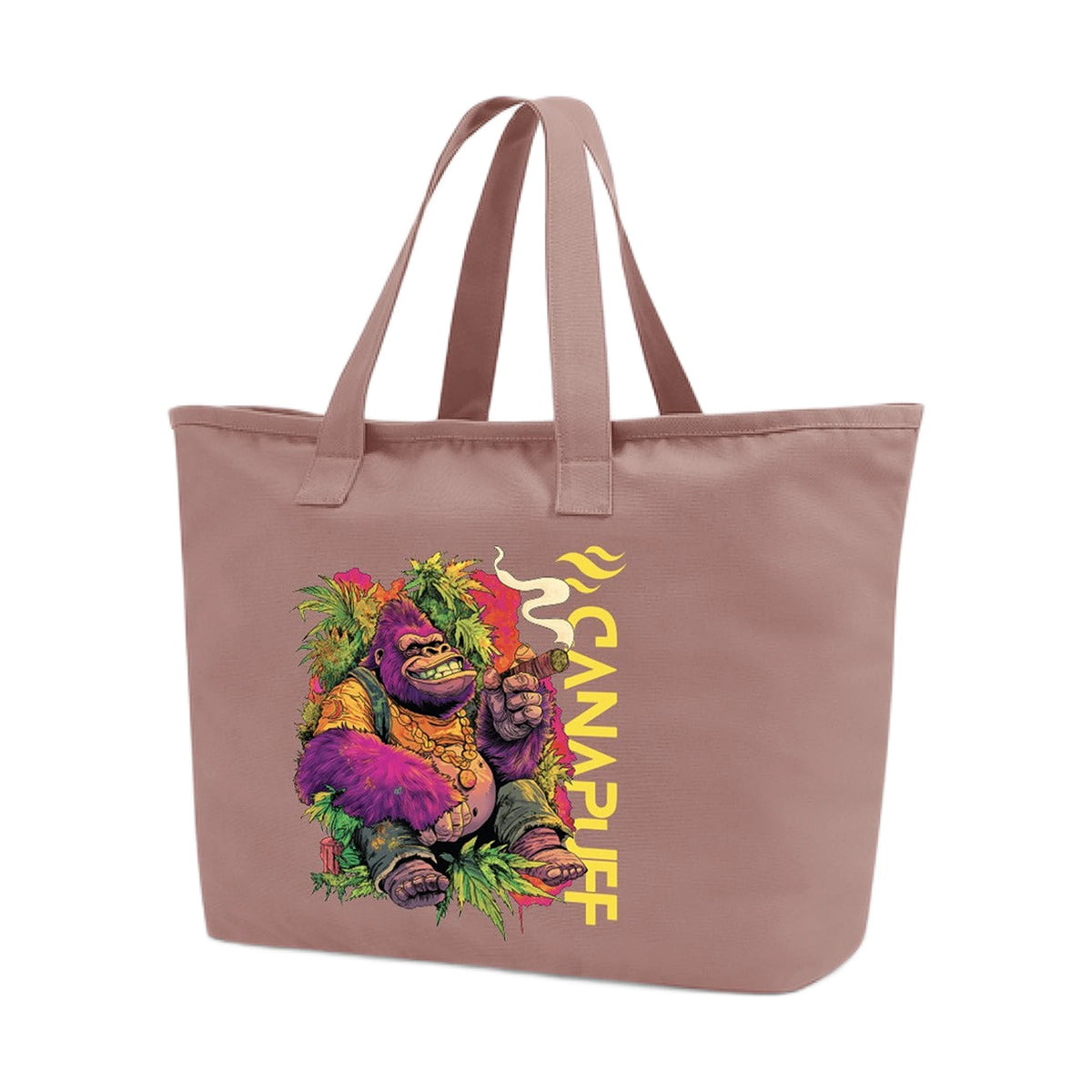 Canapuff Cotton Bag – Gorilla Kush – Pink