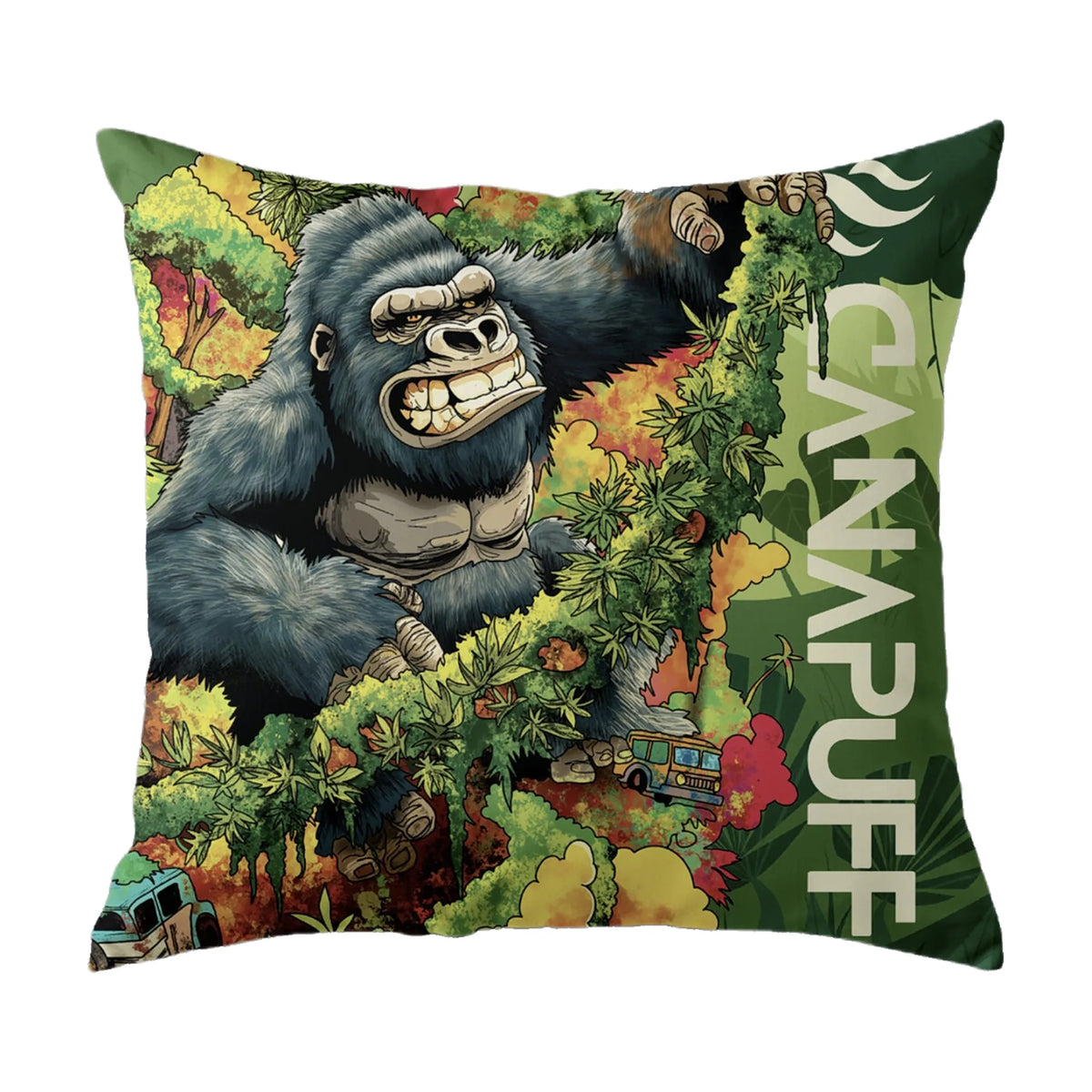Canapuff Pillow – Jungle Gorilla