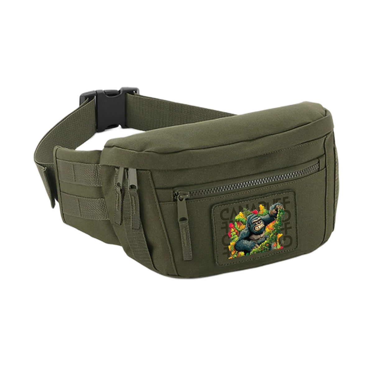 Canapuff Waist Bag – Jungle Gorilla – Green