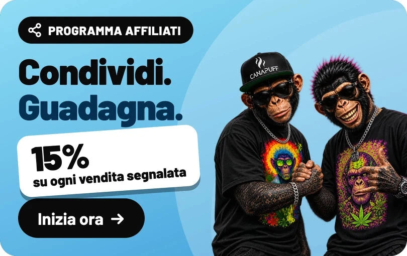 Programma affiliati: Condividi. Guadagna. 15% su ogni vendita segnalata. Inizia ora