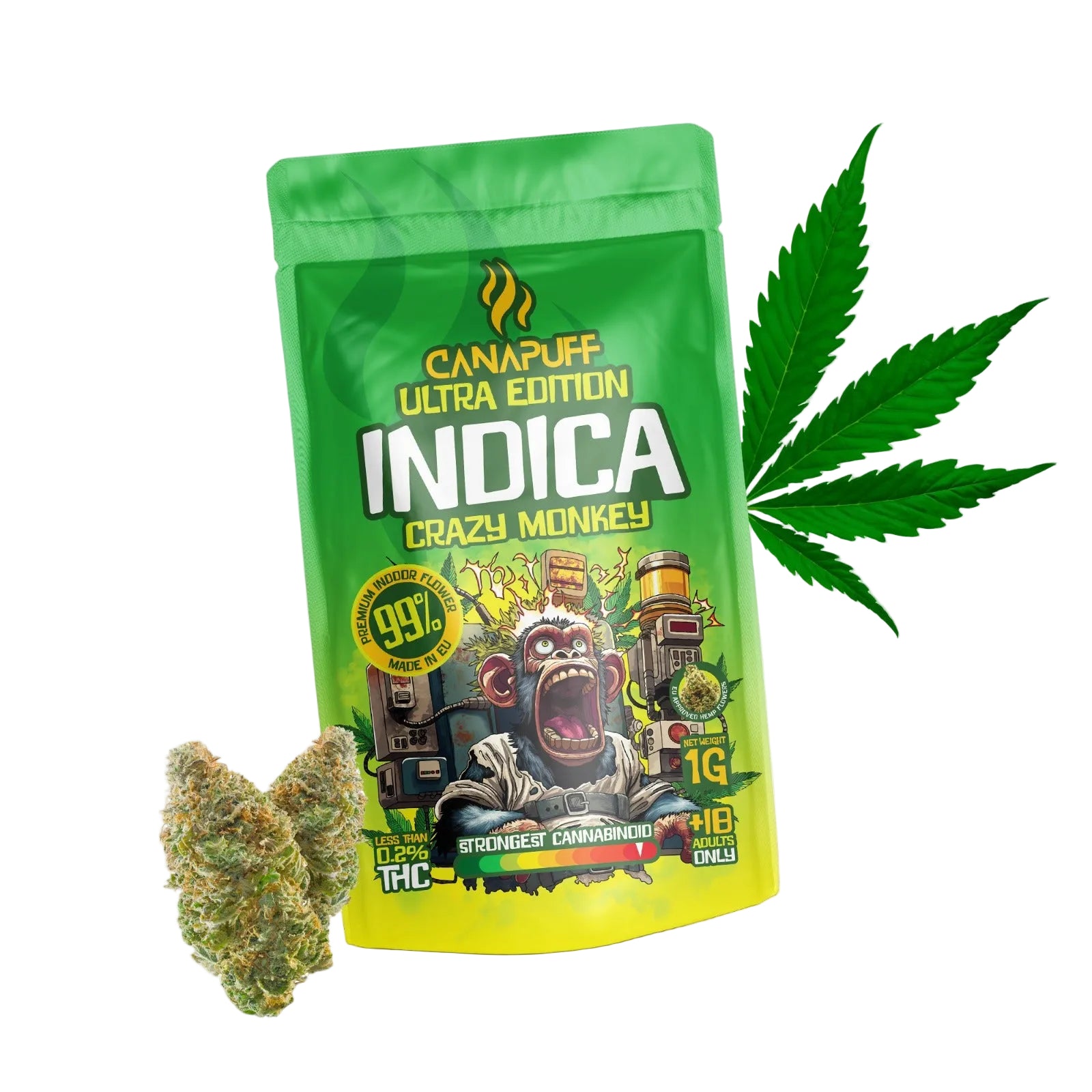 Indica Bloemen Crazy Monkey Ultra Edition 99%