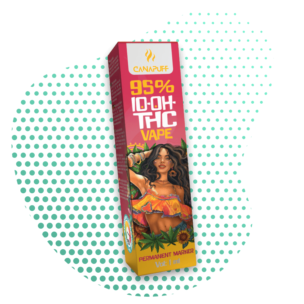 Marker Permanent 95% 10-OH-THC - Canapuff - O singură utilizare - 1ml