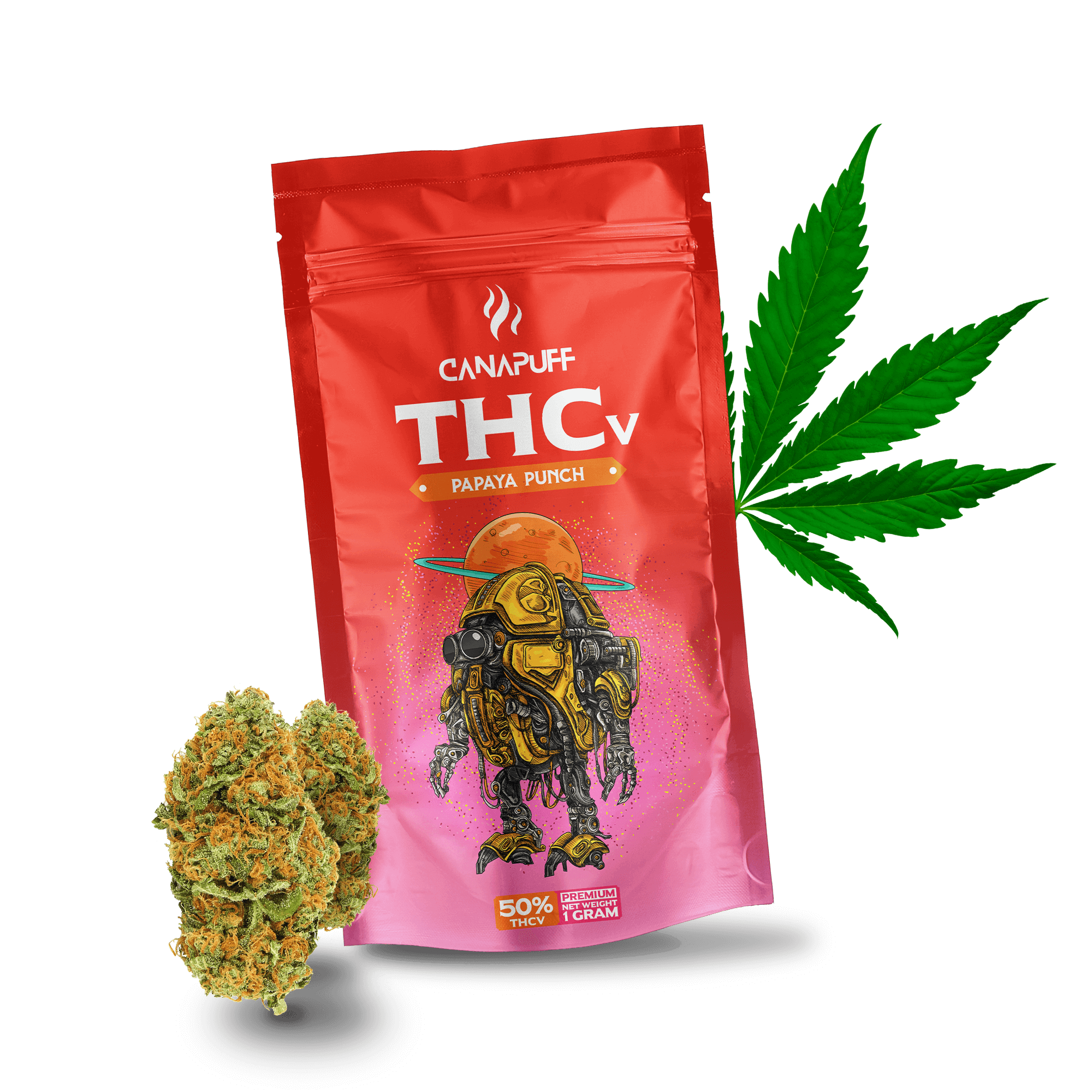 THCv Fiori Papaya Punch 50%