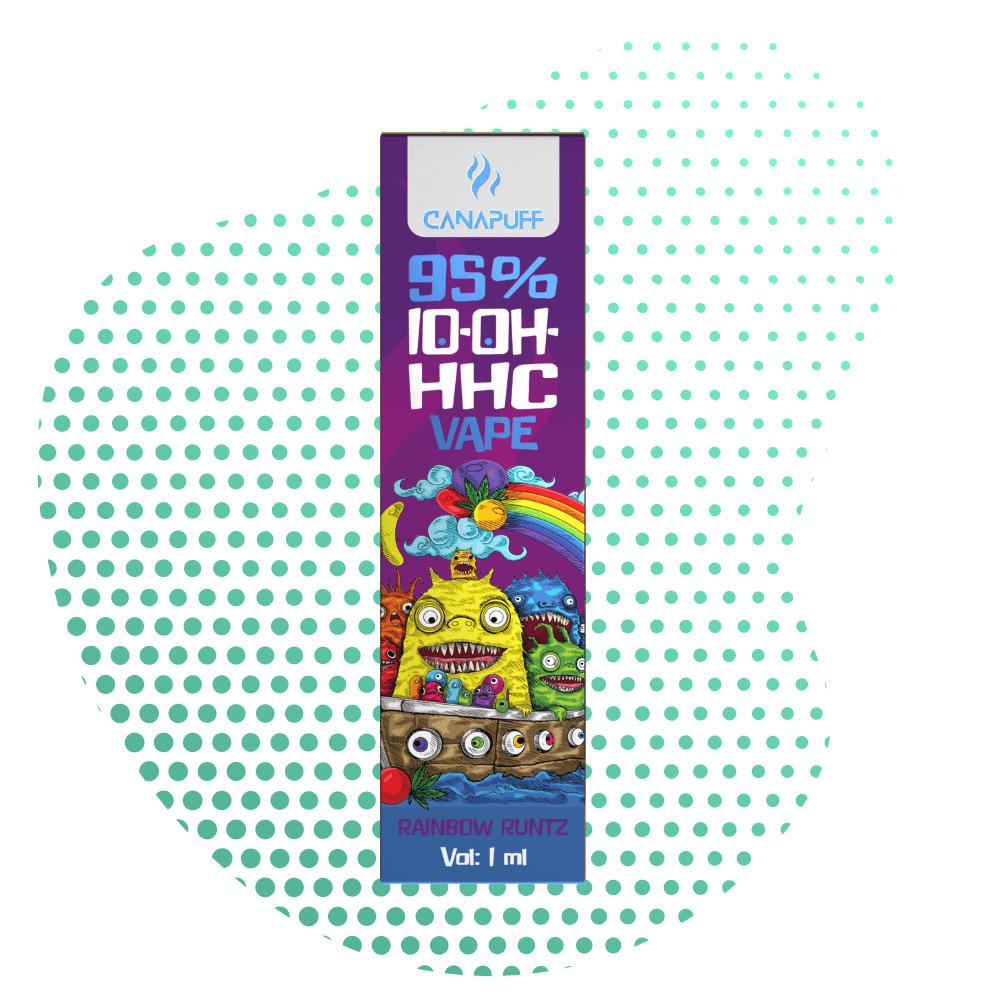 Rainbow Runtz 95% 10-OH-HHC - Canapuff - Un Uso - 1ml Canapuff