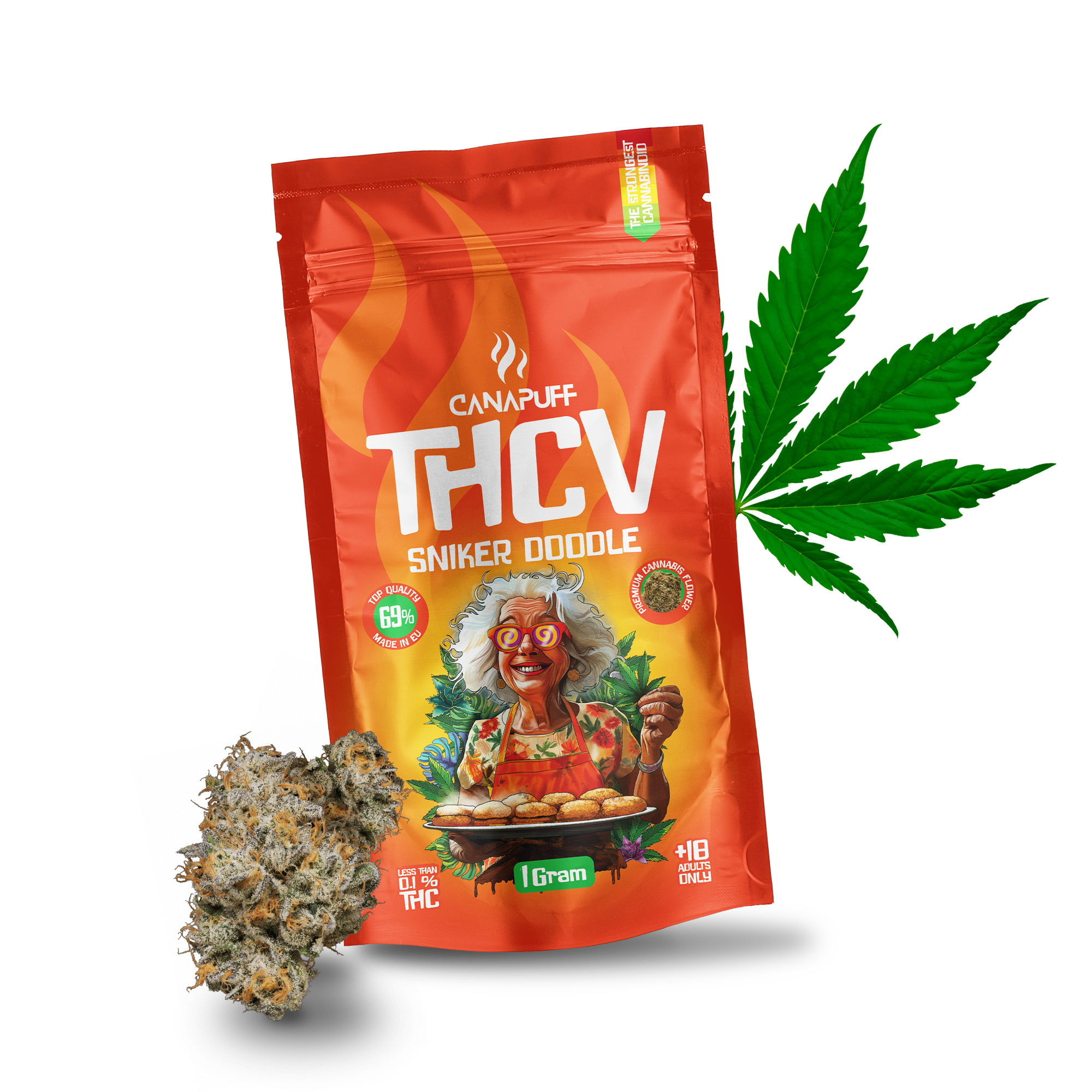 Canapuff - Sniker Doodle 69% - THCv Flowers