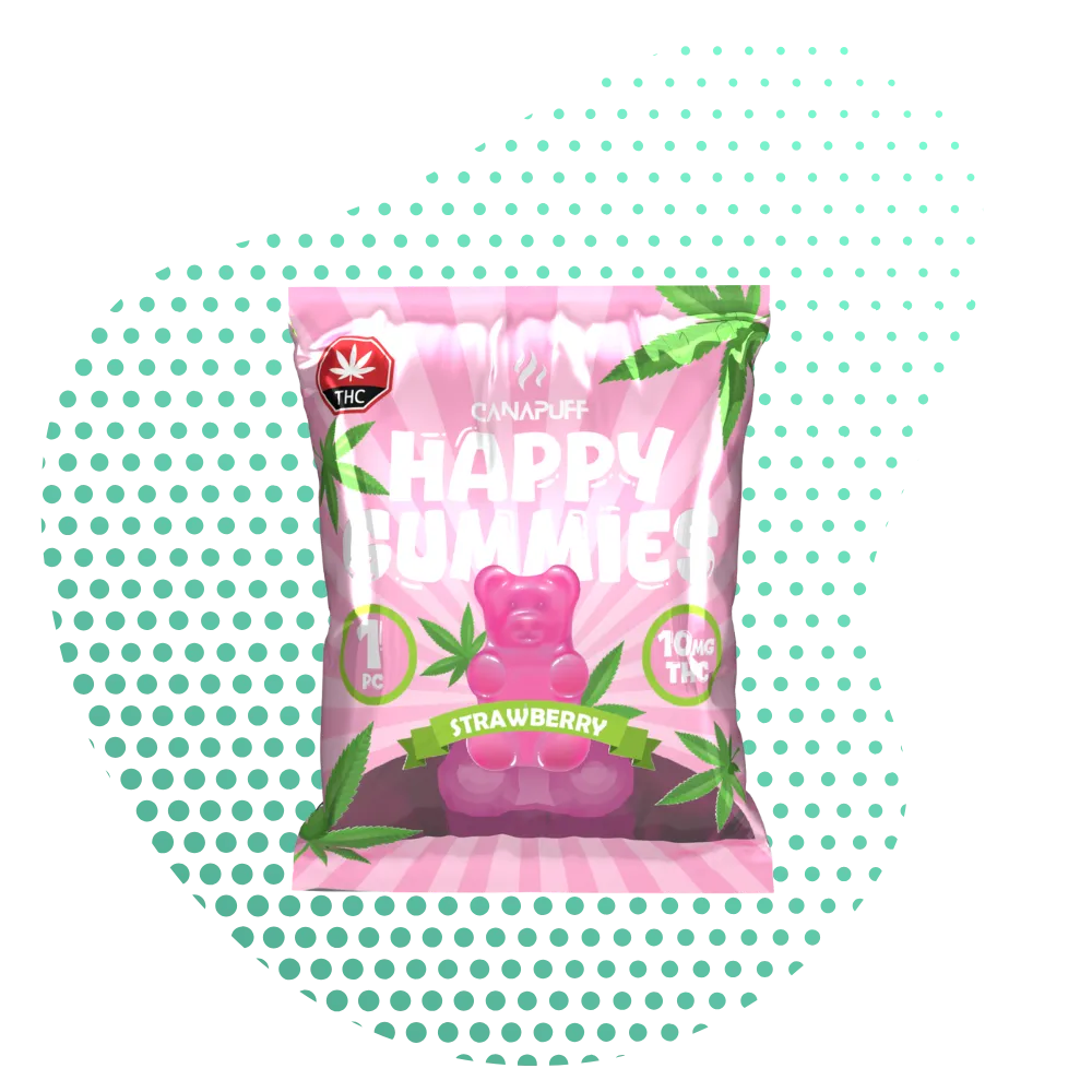 THC Gummies Strawberry 1 Piece