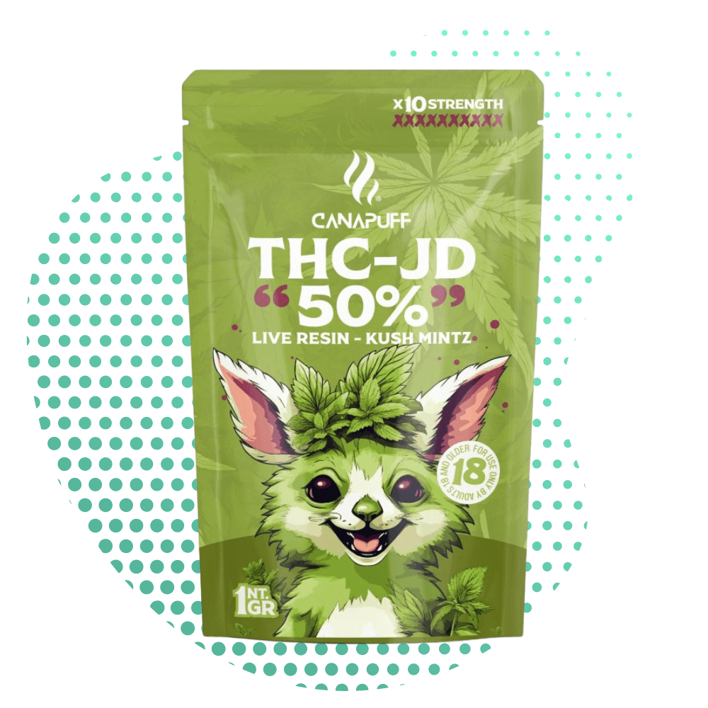 Canapuff Kush Mintz 50% THC JD Topskud