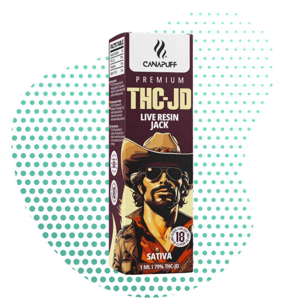 Jack 79% THC JD Canapuff EngÄngsbruk 1ml