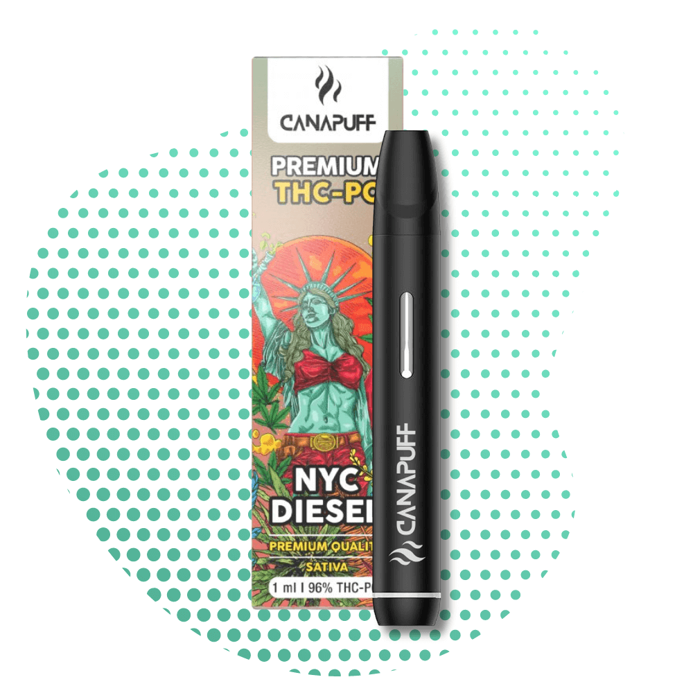 NYC Diesel 79% THC PO Canapuff Eenmalig Gebruik 1ml