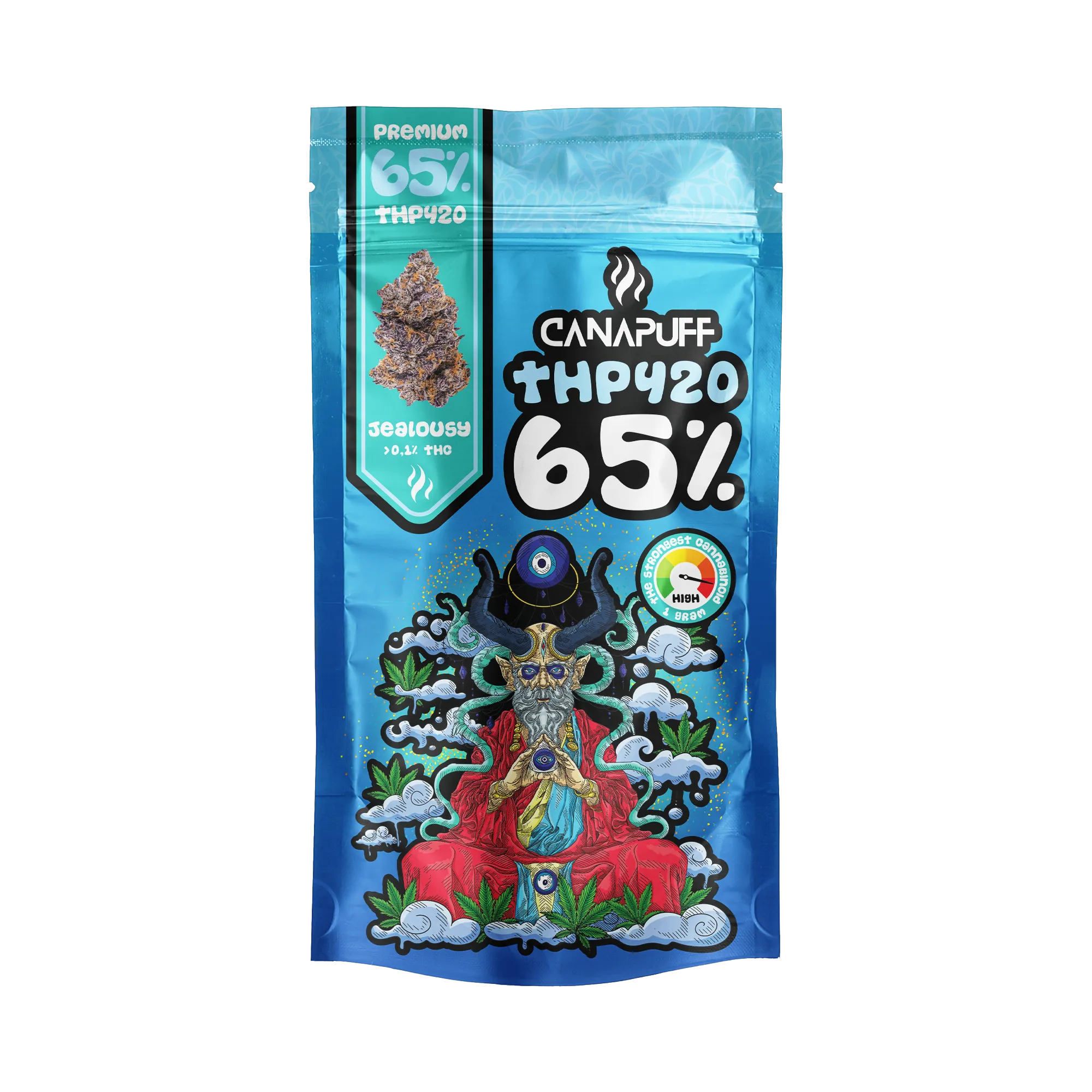 Canapuff - Jealousy 65% - THP420 Flores-Canapuff