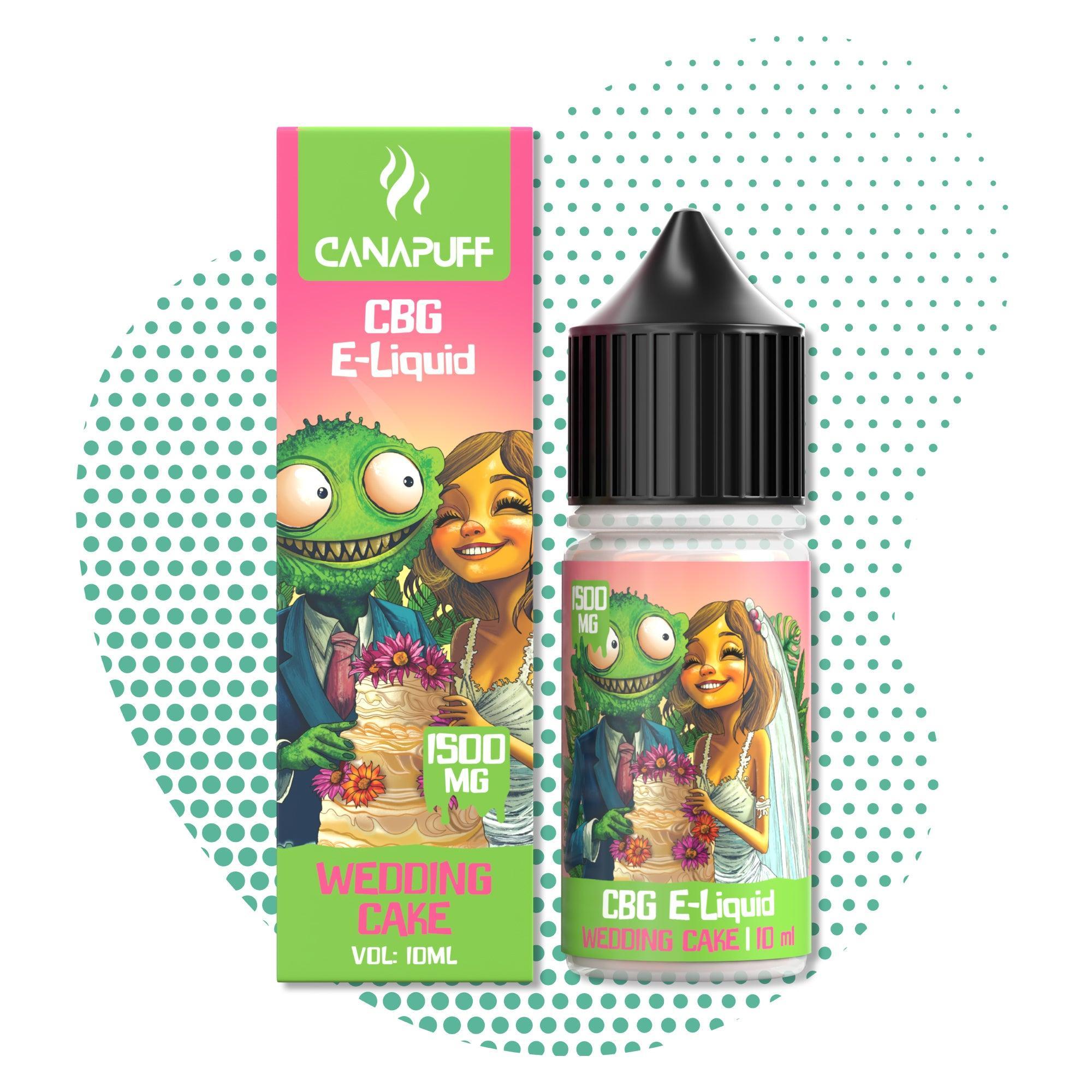 CBG Liquid 1.500mg - Wedding Cake-Canapuff