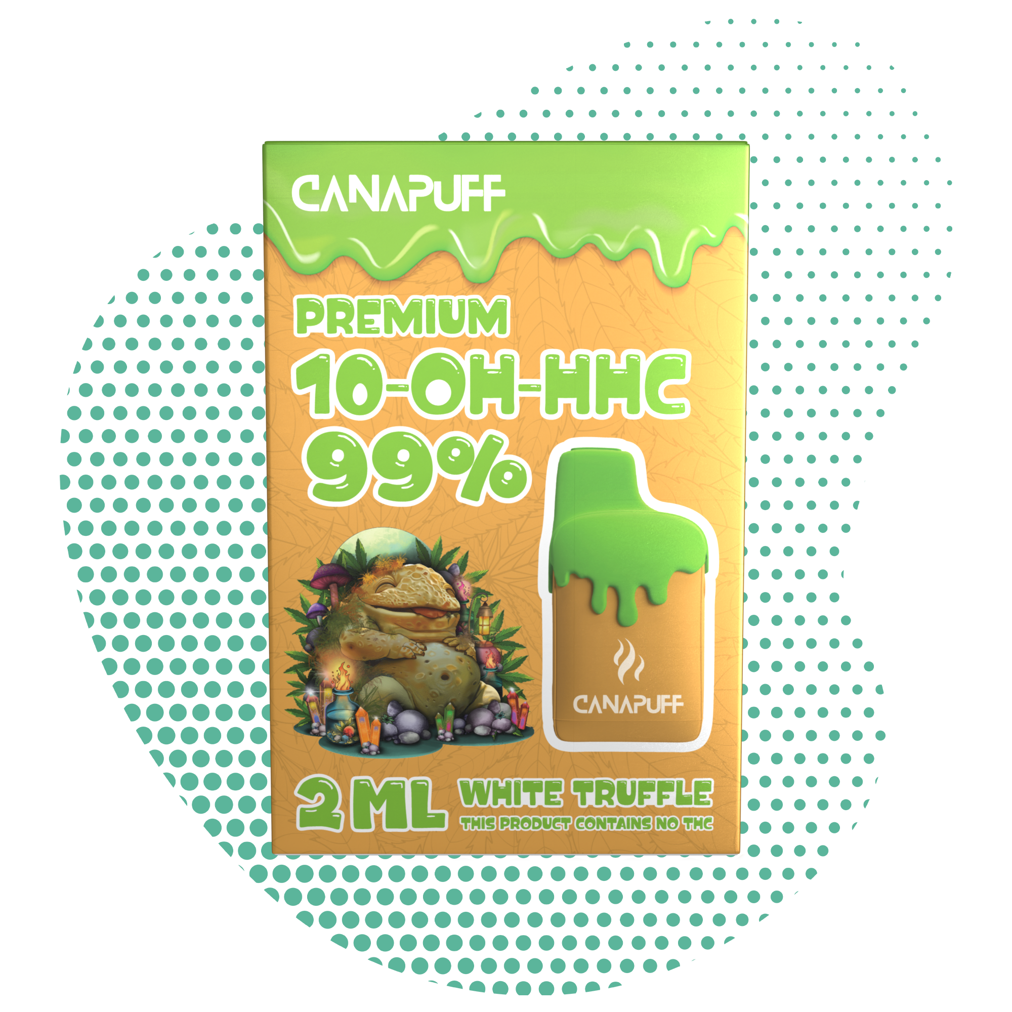 White Truffle 99% 10-OH-HHC - Canapuff - Une utilisation - 2ml